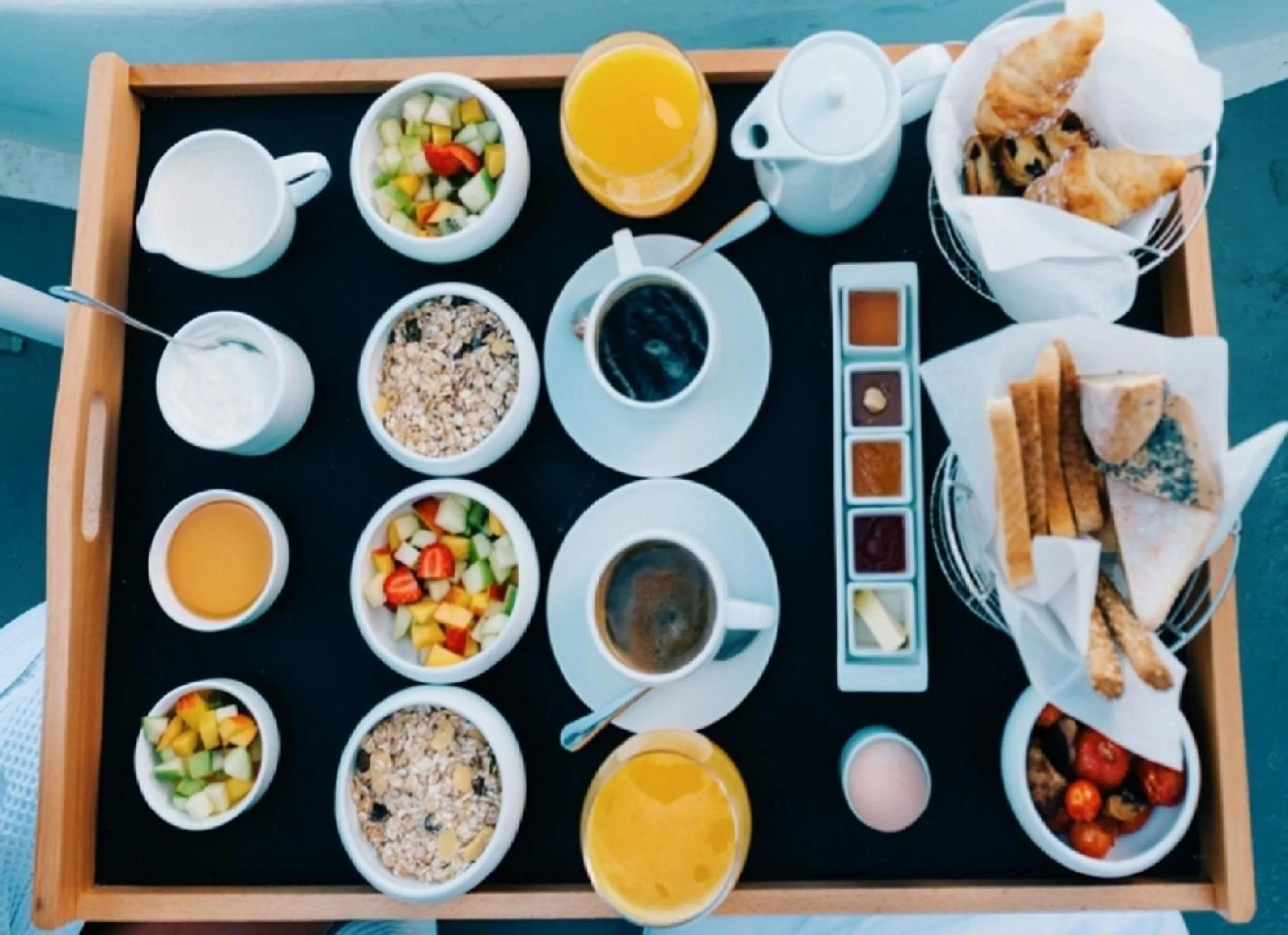 Breakfast in The Architect's Cave House
