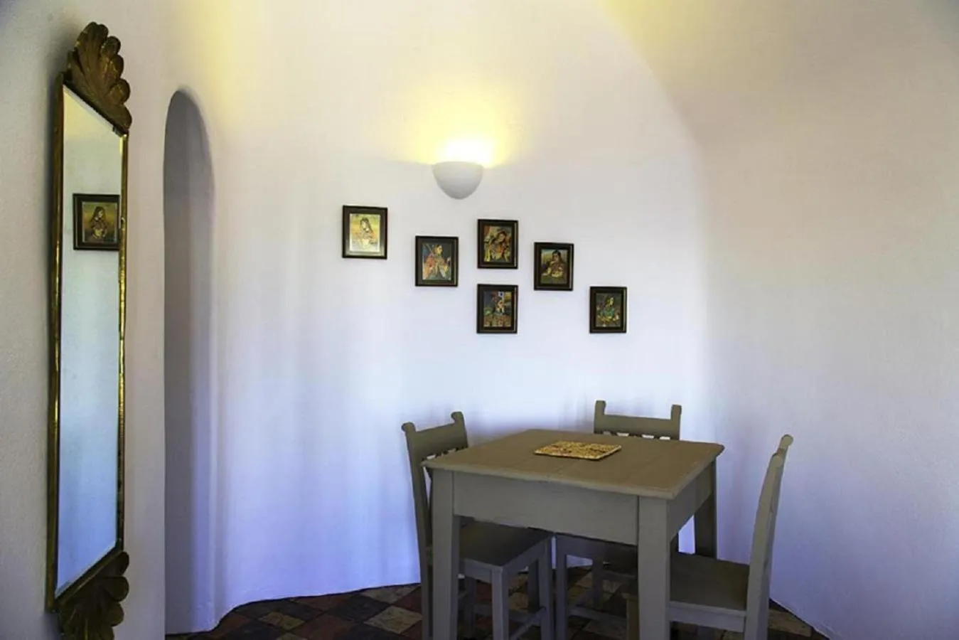 Dining area in The Architect's Cave House