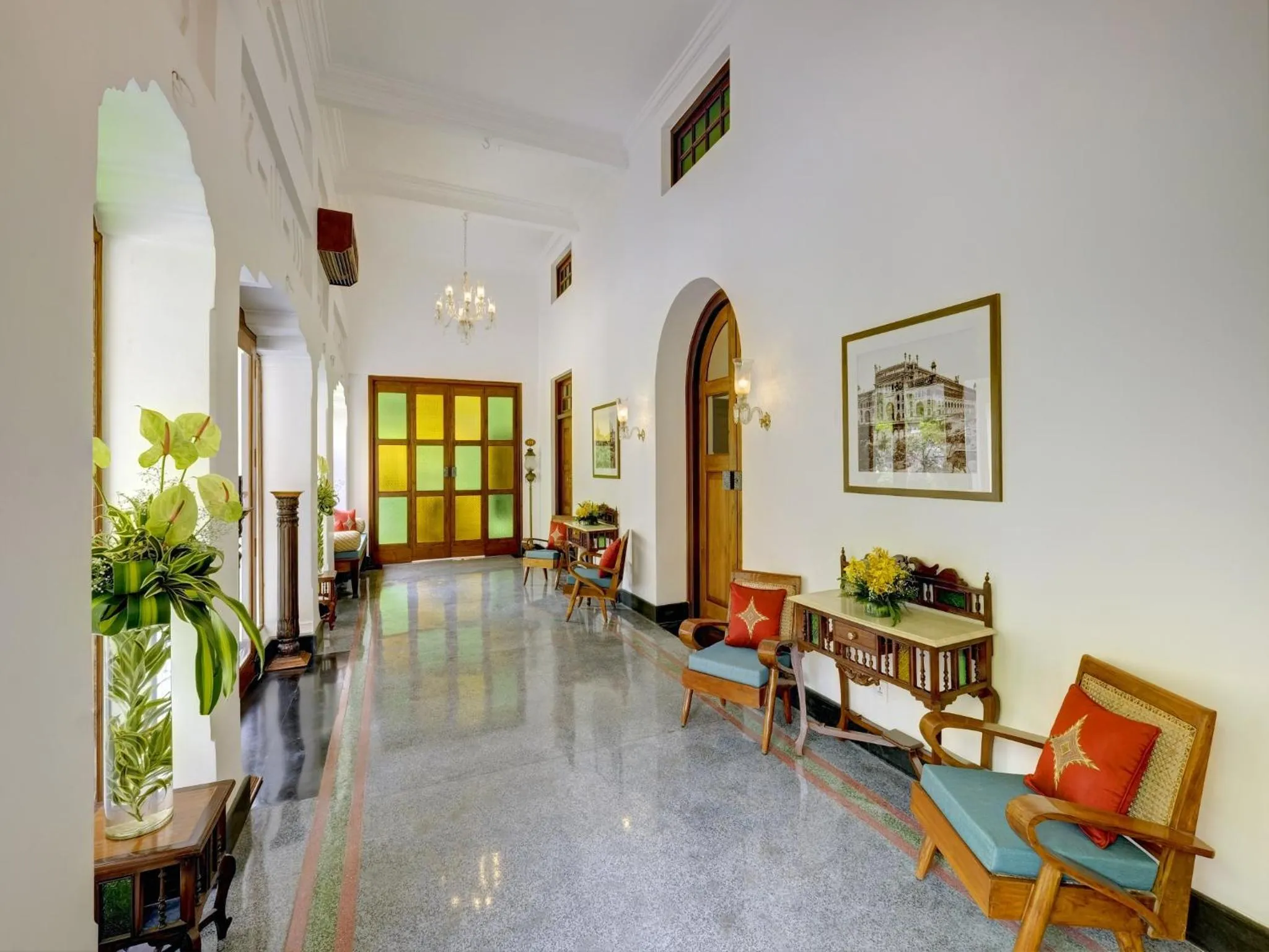 Lobby or reception in Saraca Hotel Lucknow