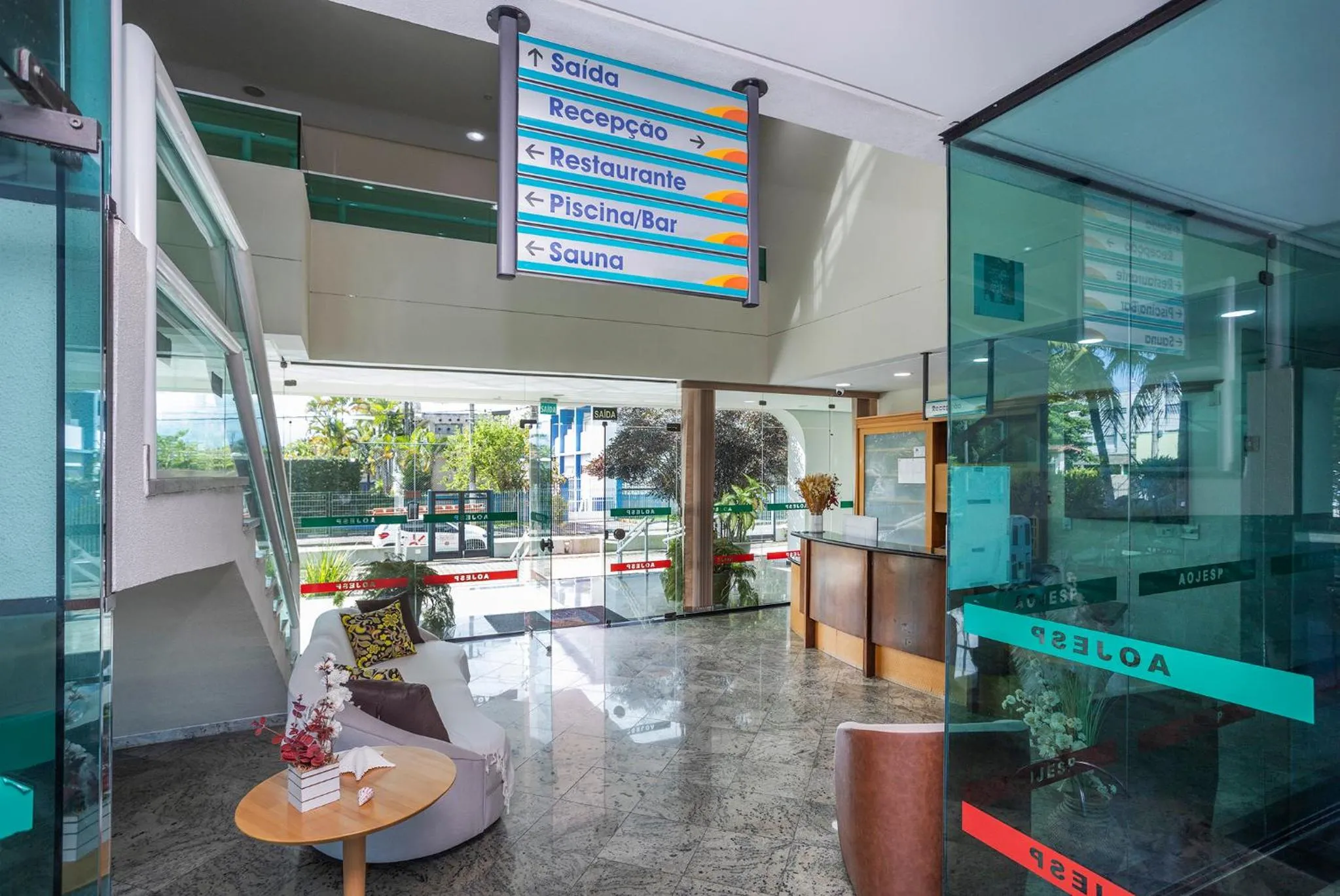 Lobby or reception in Hotel Aojesp