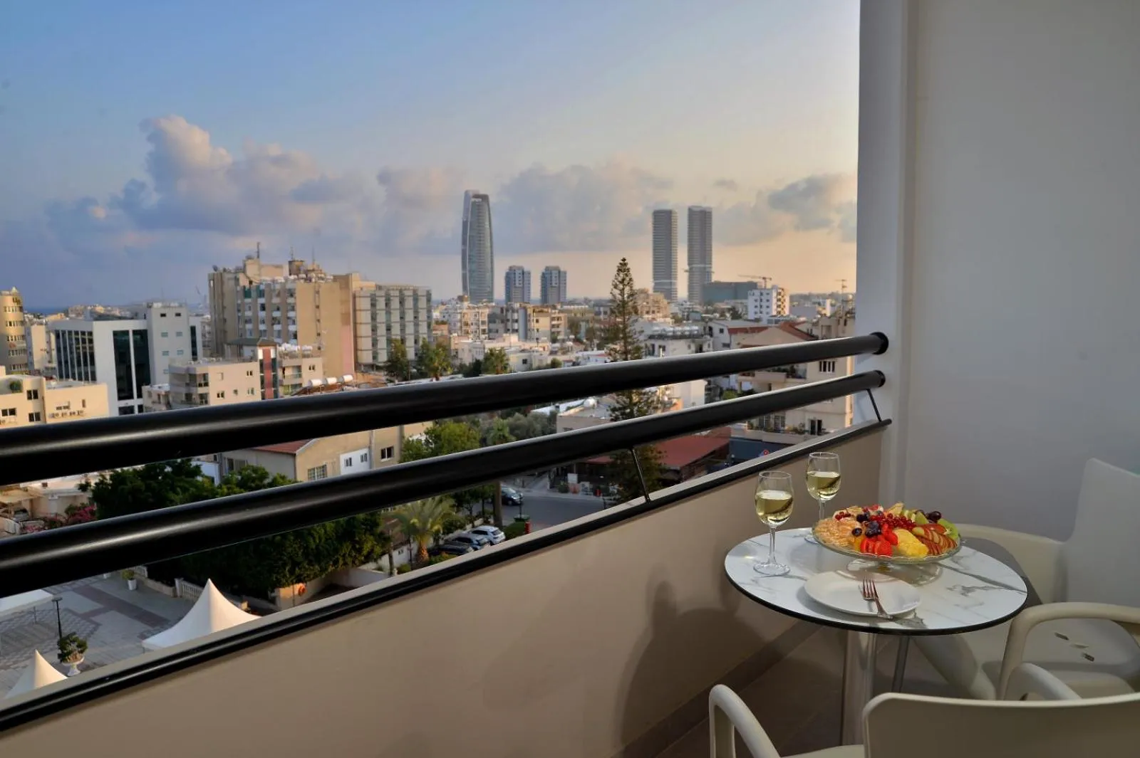 City view in Ajax Hotel