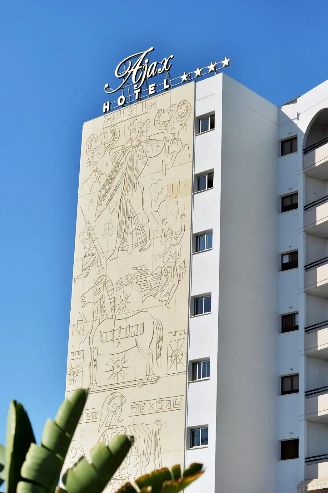 Property building in Ajax Hotel