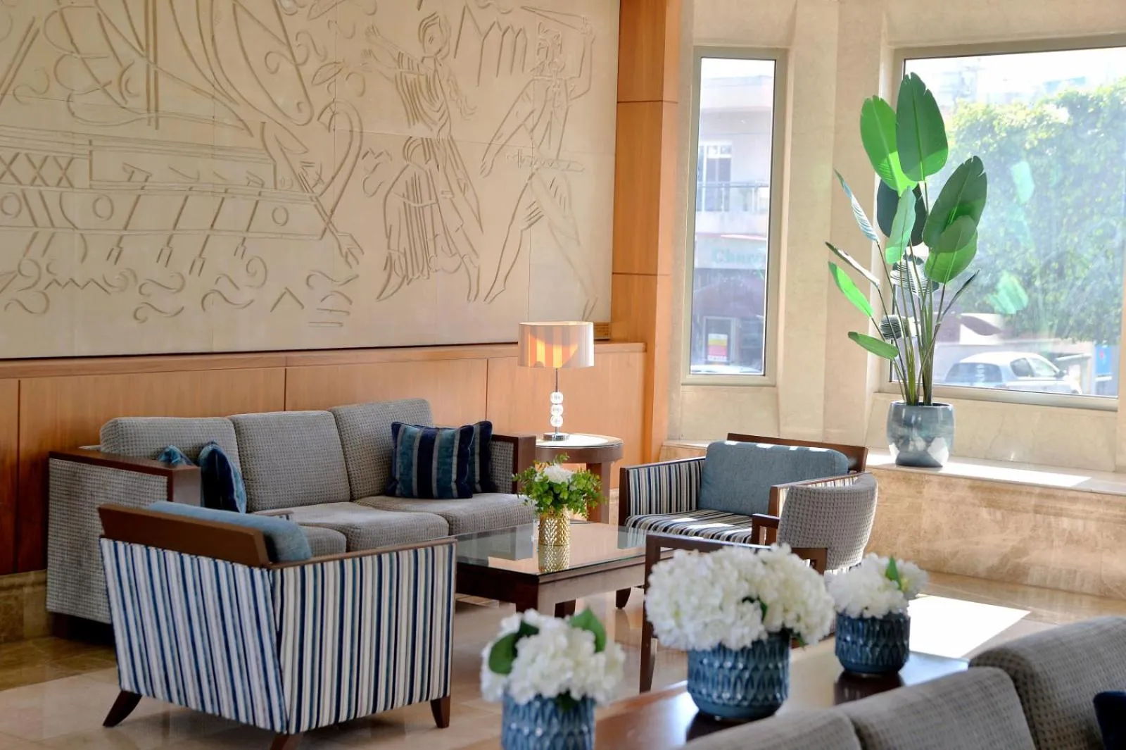 Lobby or reception in Ajax Hotel