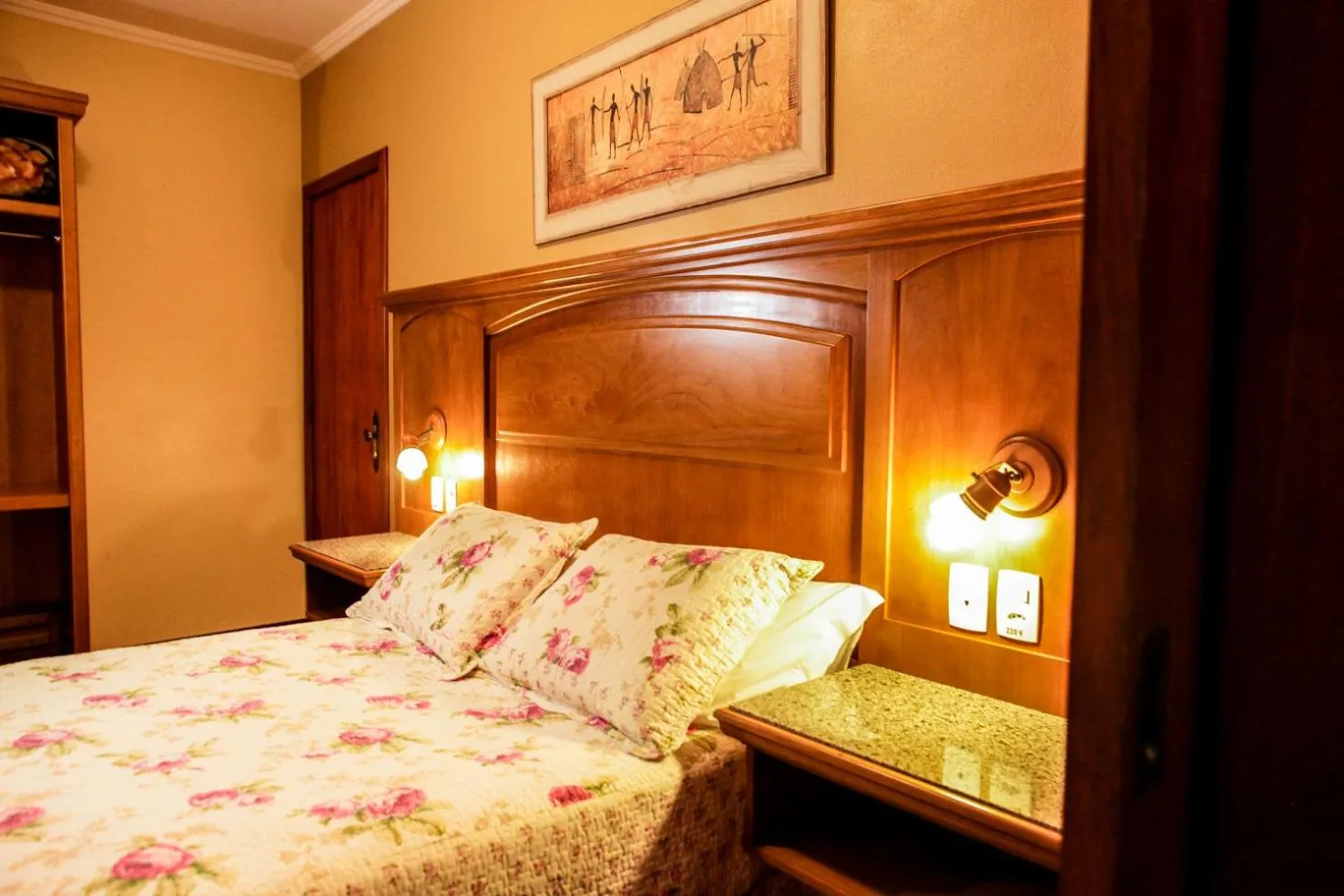 Bedroom, Bed in Pousada Das Papoulas