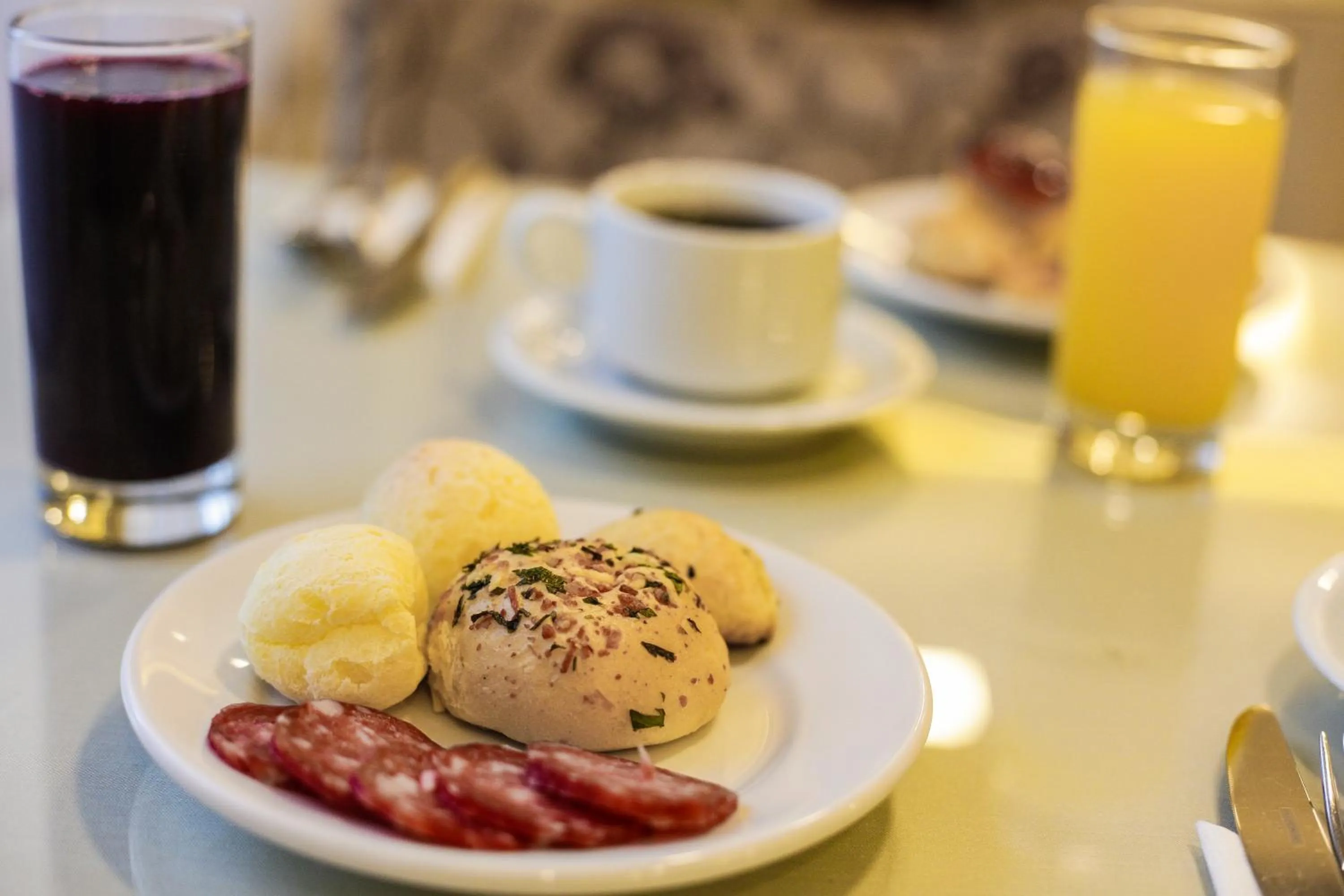 Breakfast in Pousada Das Papoulas