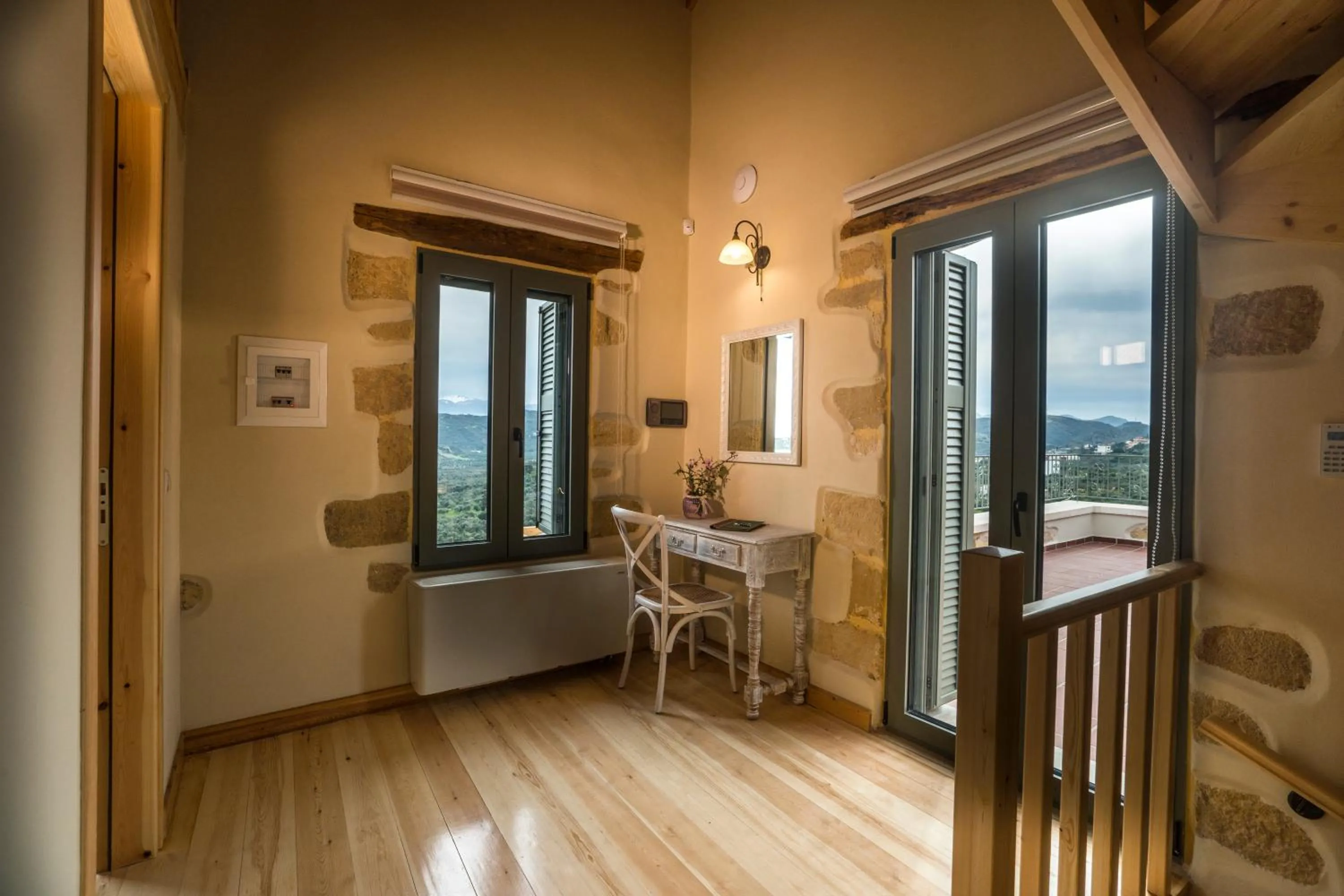 Seating area in Villa Panareti