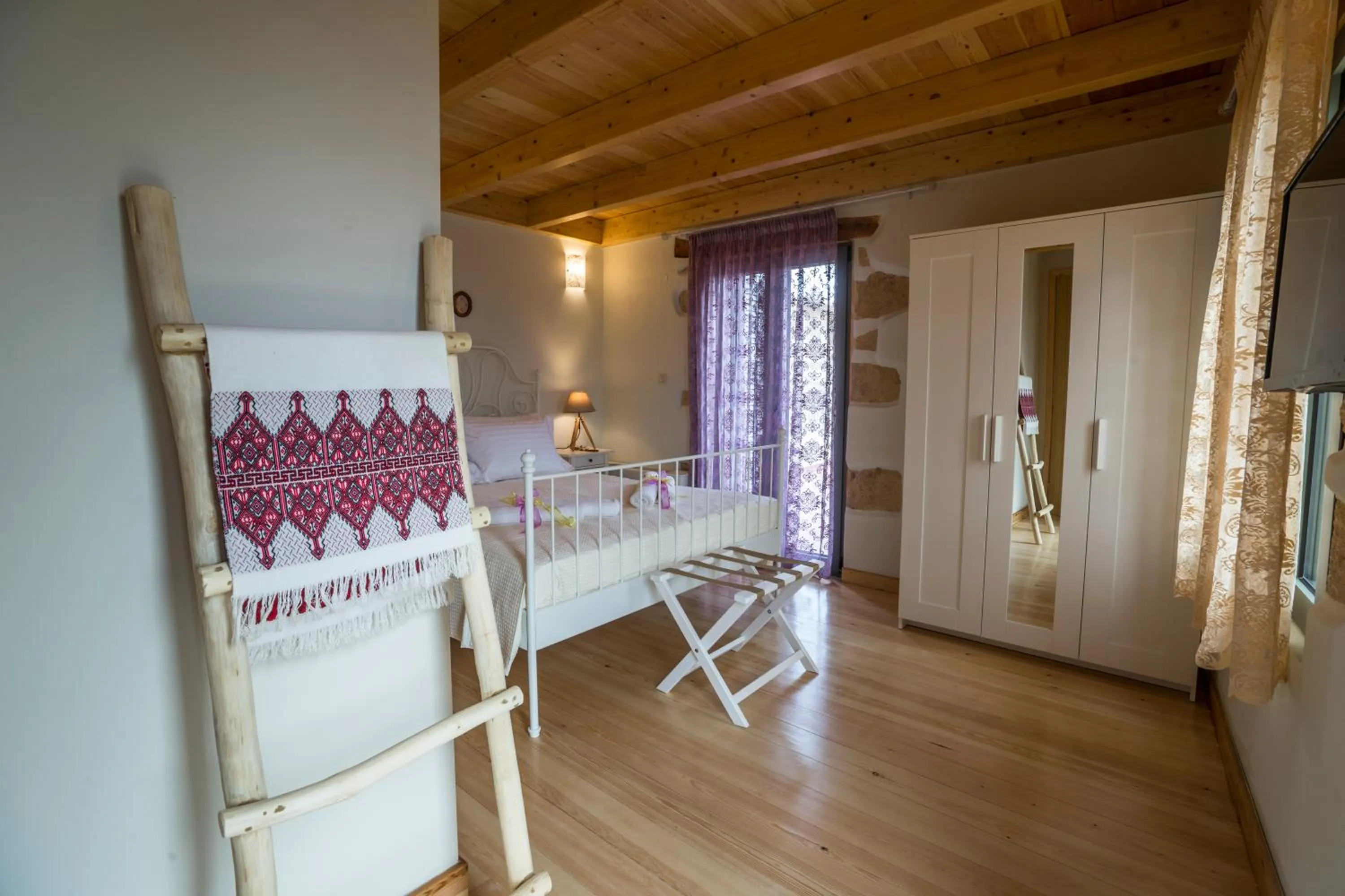 Bedroom, Bed in Villa Panareti