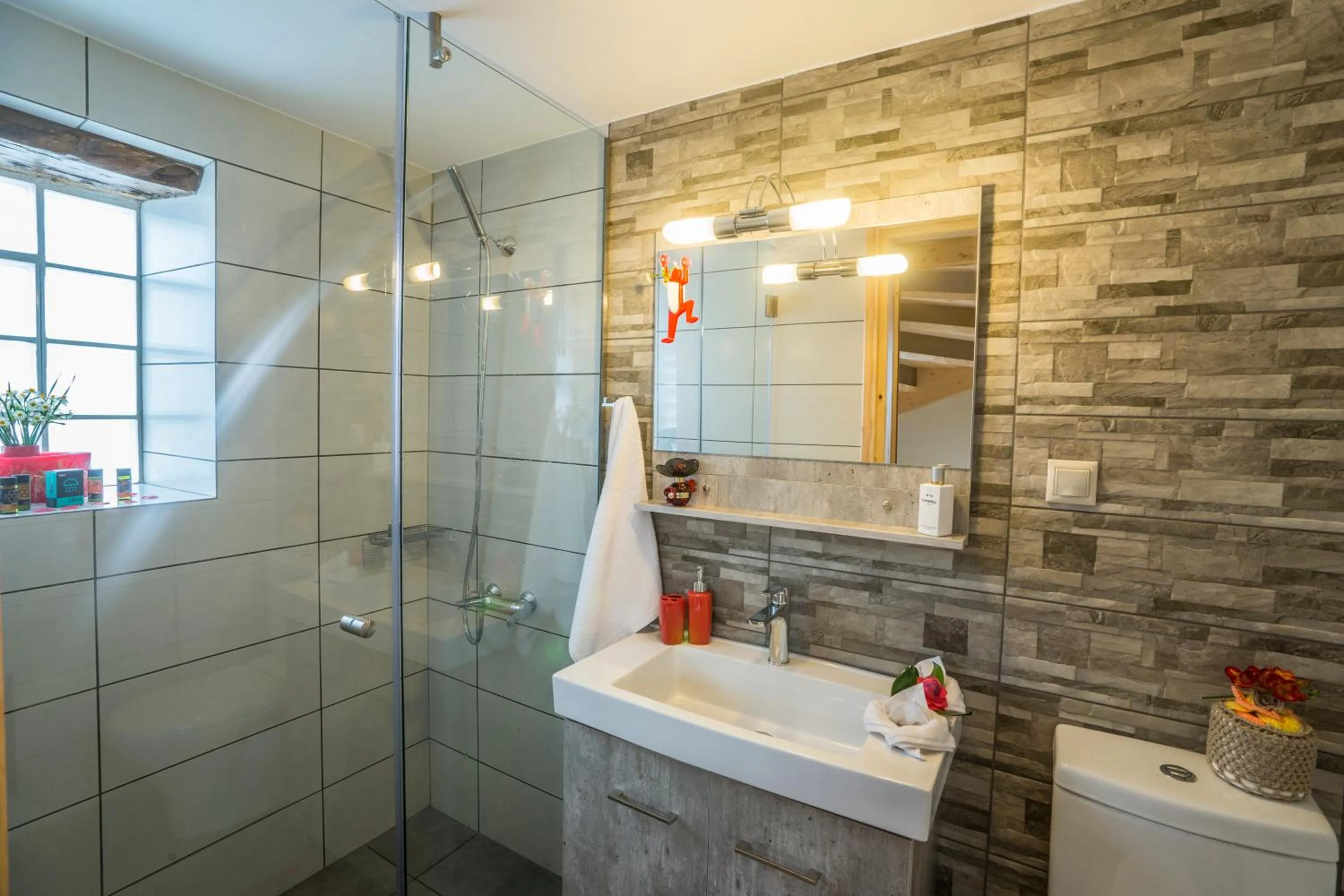 Shower in Villa Panareti