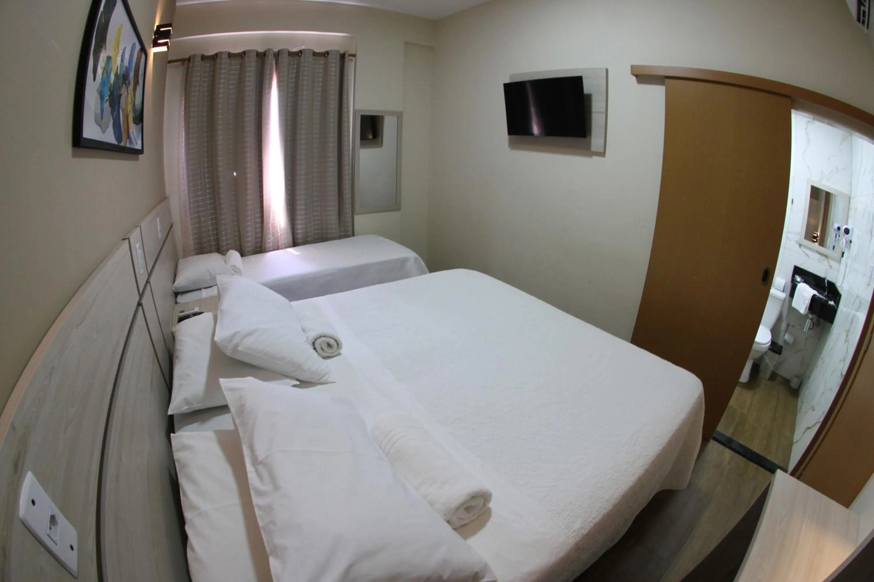 Bed in Hotel Maria da Fé