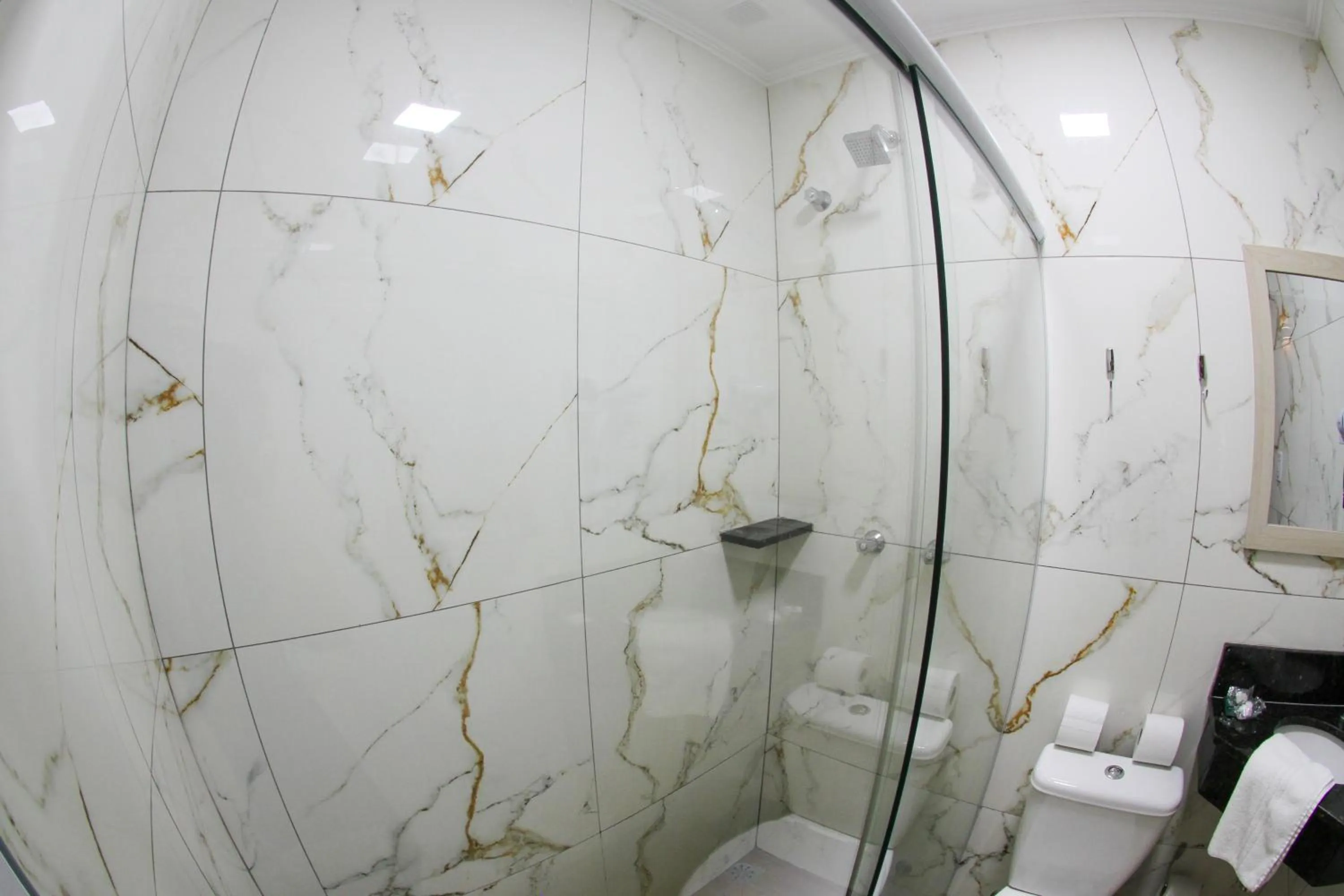 Shower in Hotel Maria da Fé