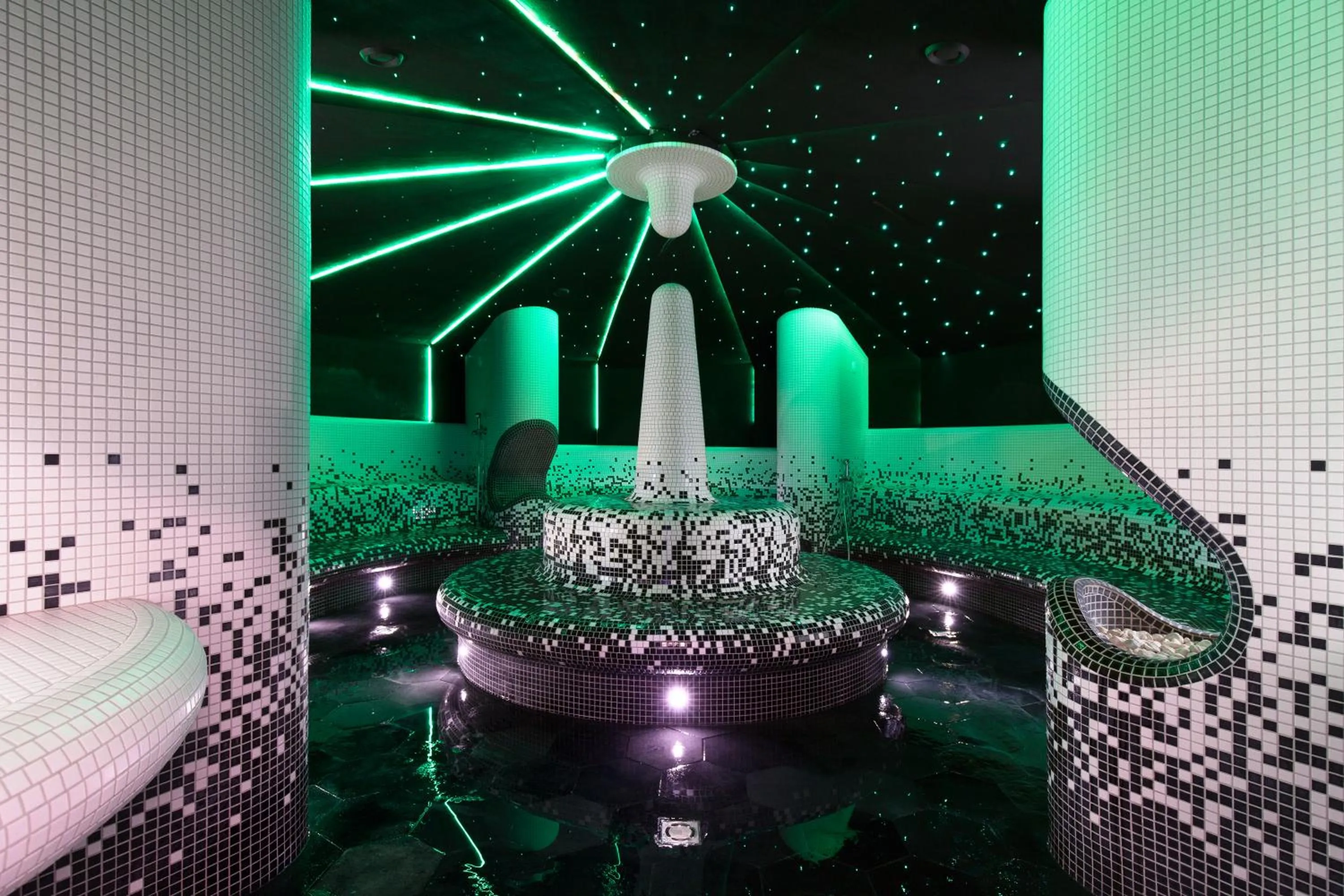 Steam room in Vytautas Mineral SPA