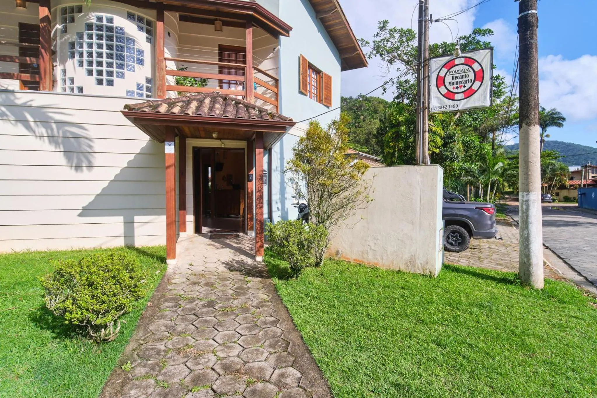 Property building in Pousada Recanto Montecarlo