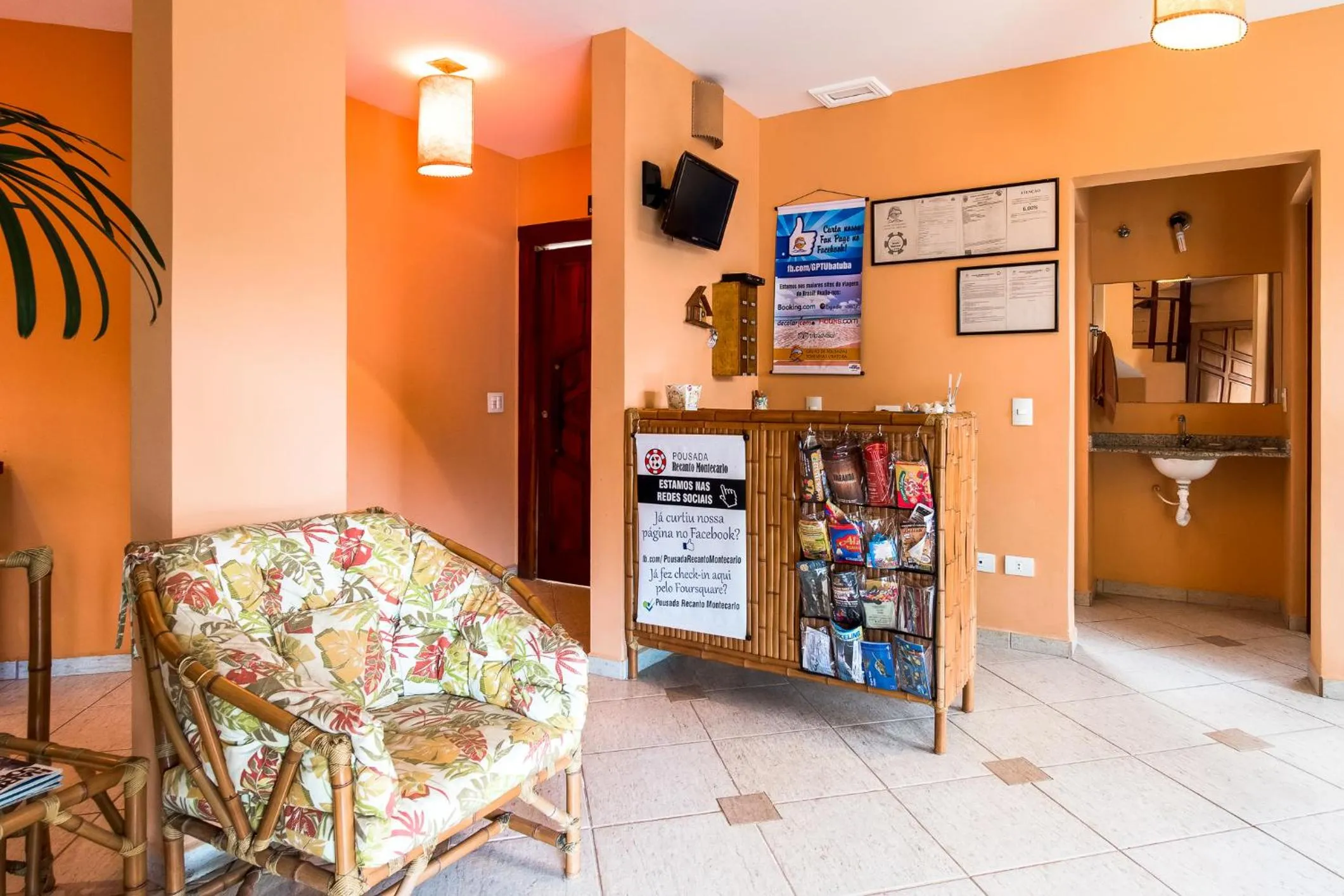 Property building in Pousada Recanto Montecarlo