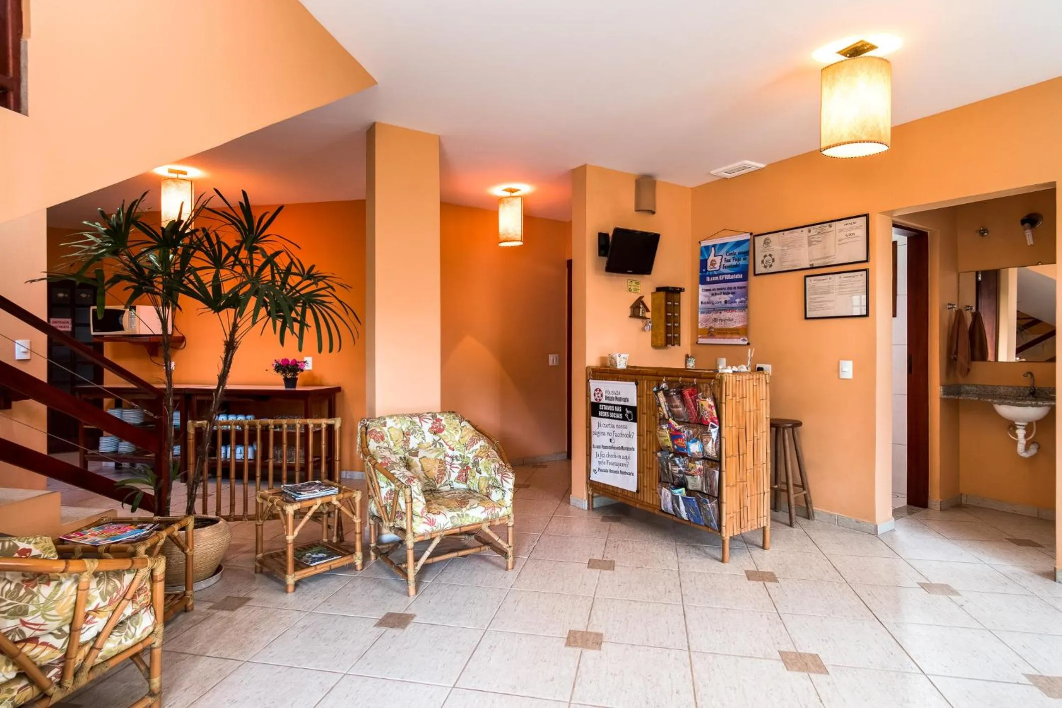 Lobby or reception in Pousada Recanto Montecarlo