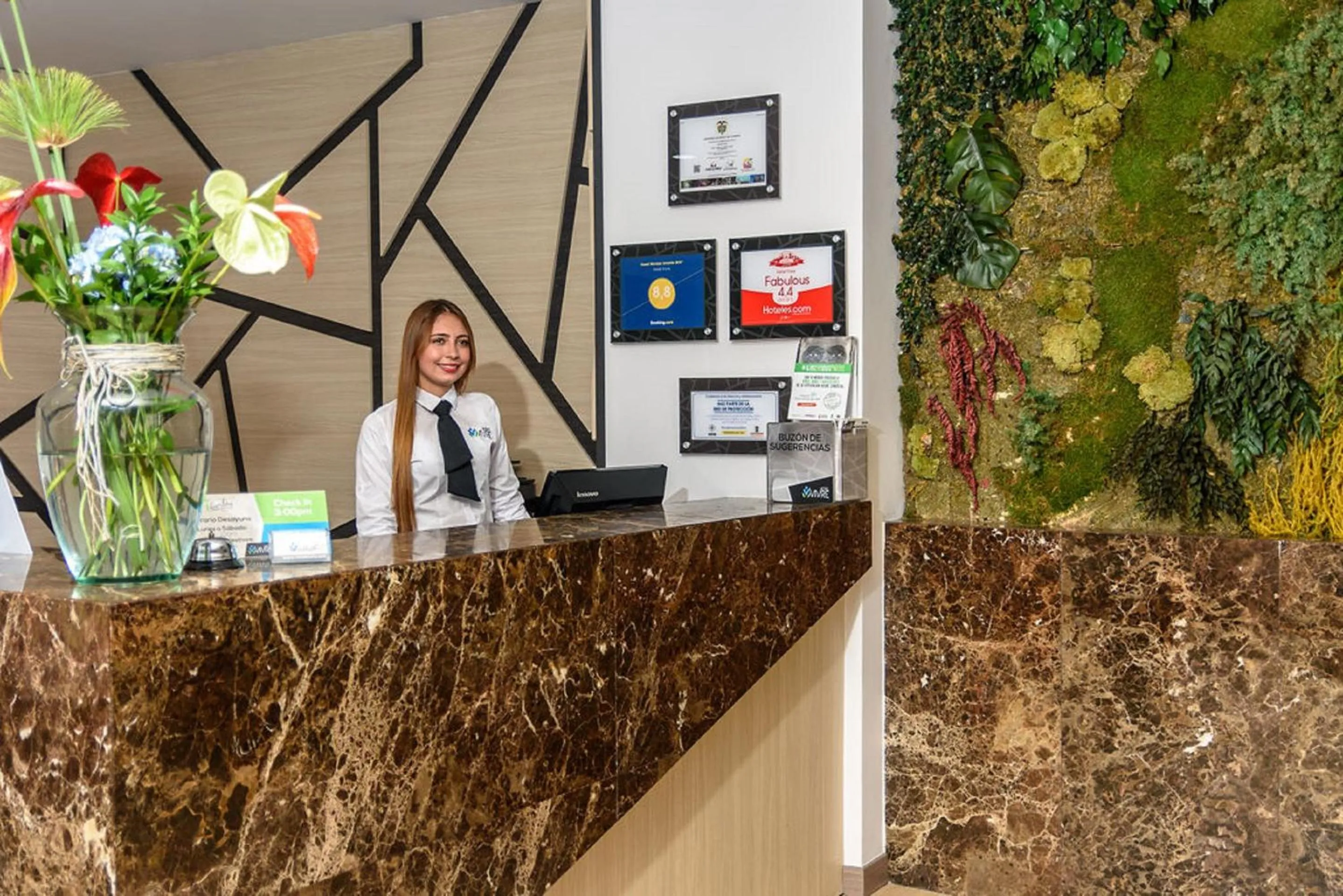 Lobby or reception in Hotel Vivre