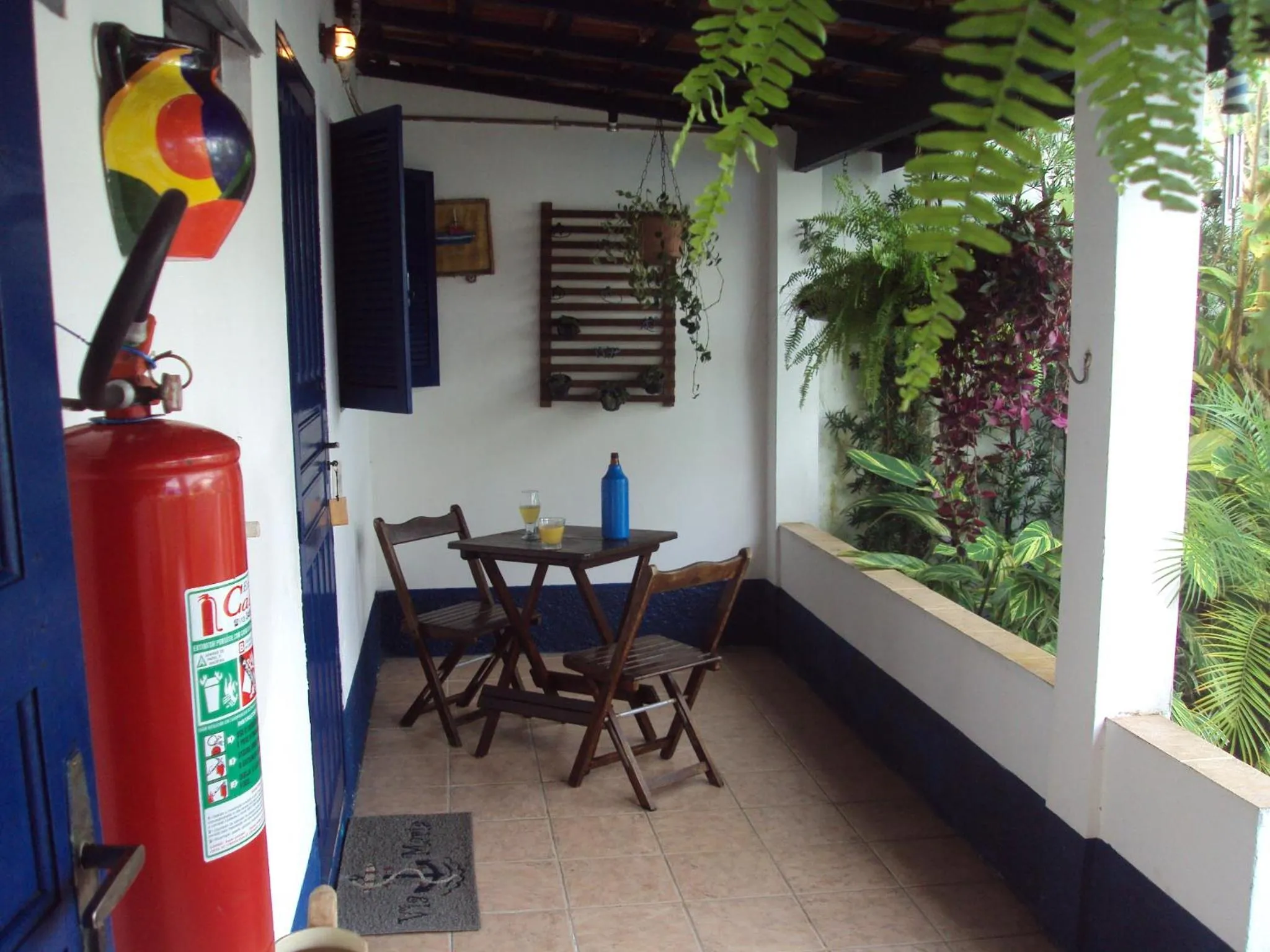Patio in Pousada Via Maria