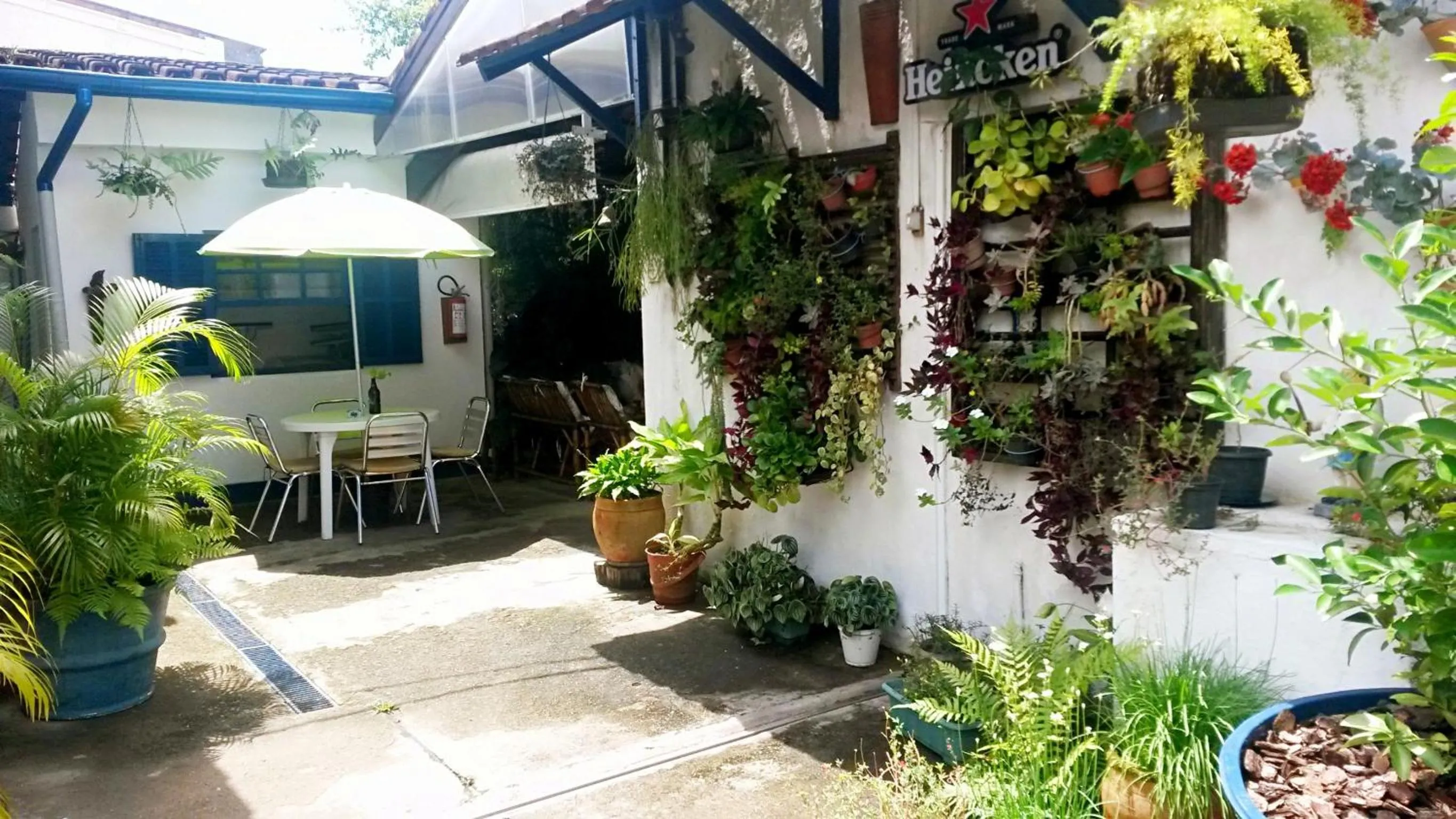 Garden in Pousada Via Maria