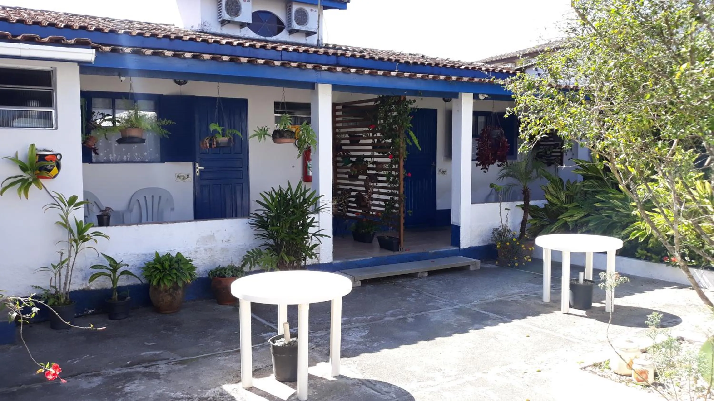 Patio in Pousada Via Maria