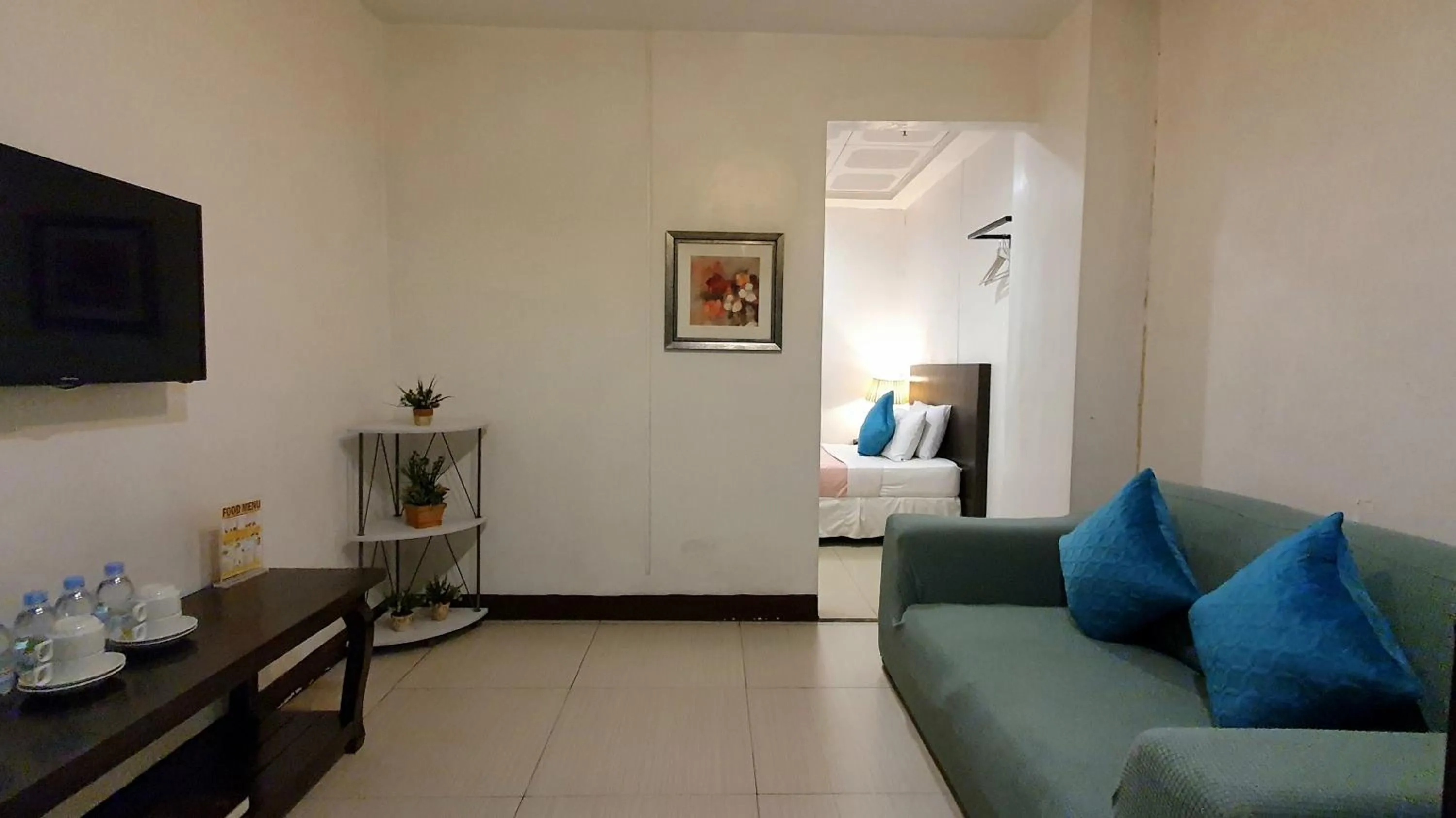 Seating area in A Hotel Baguio