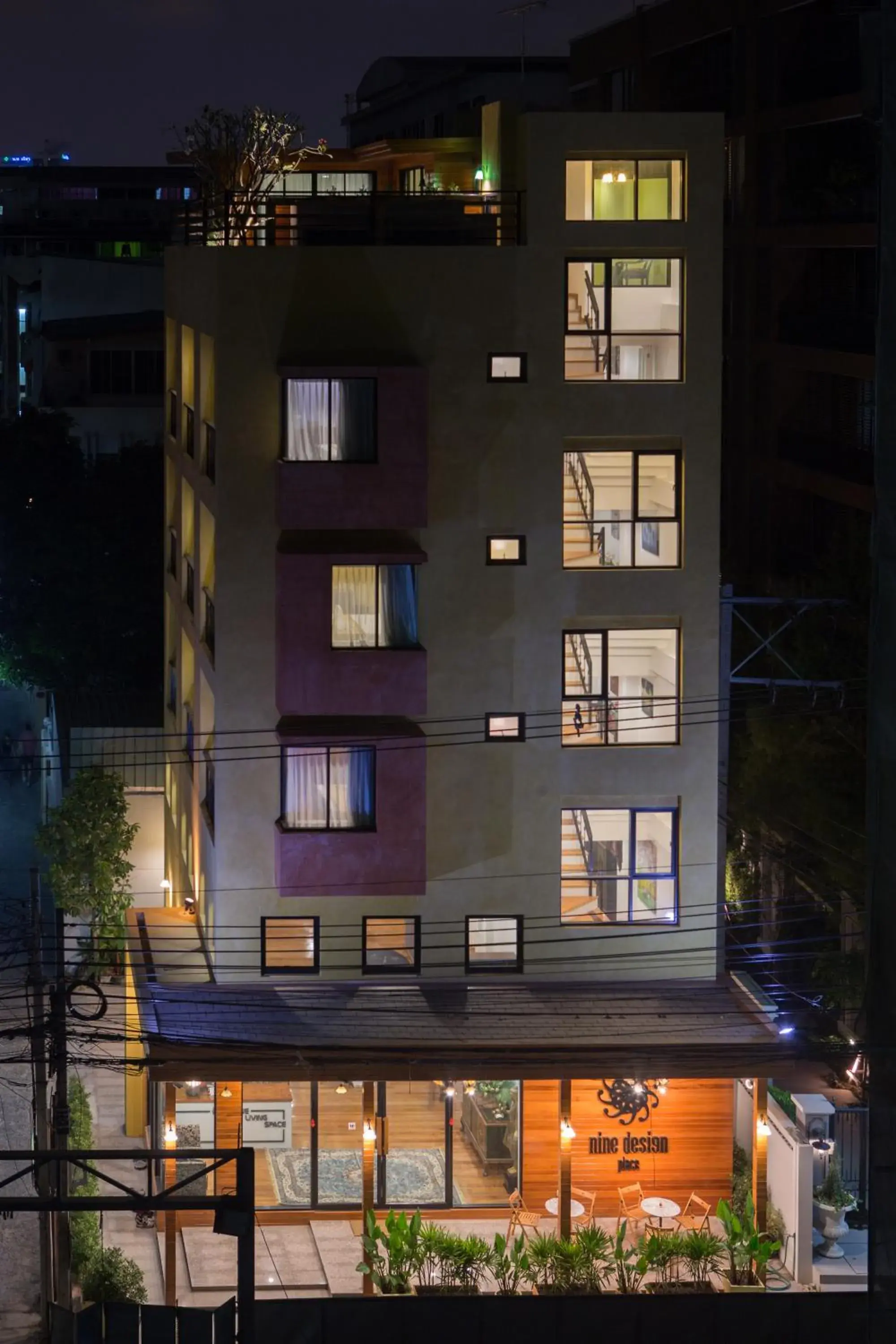 Bird's eye view in Nine Design Place Bird's eye view in Nine Design Place