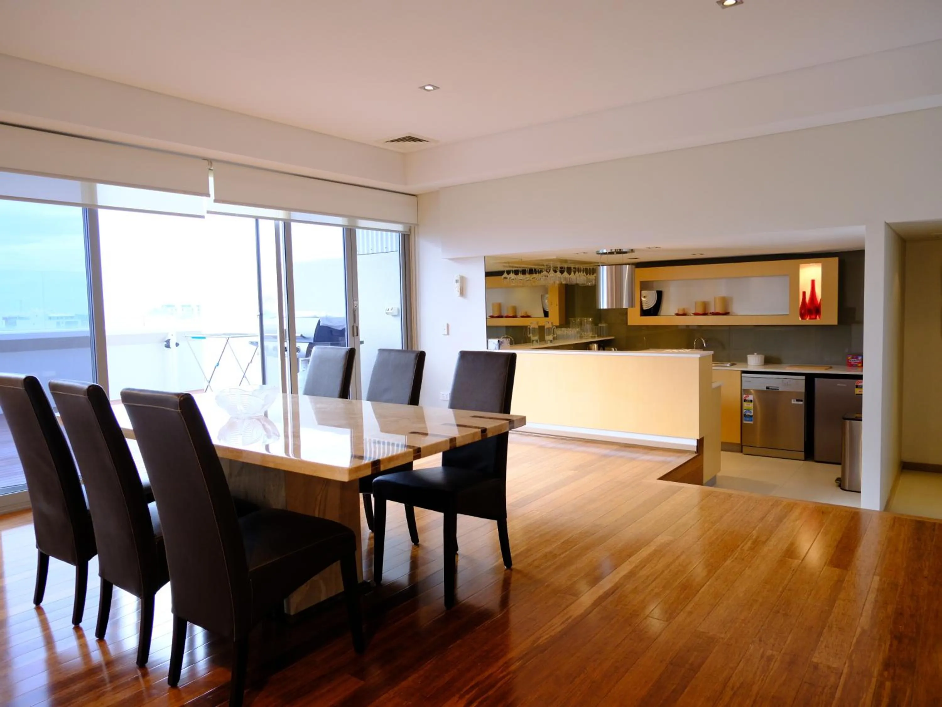 Dining area in Gallery Serviced Apartments