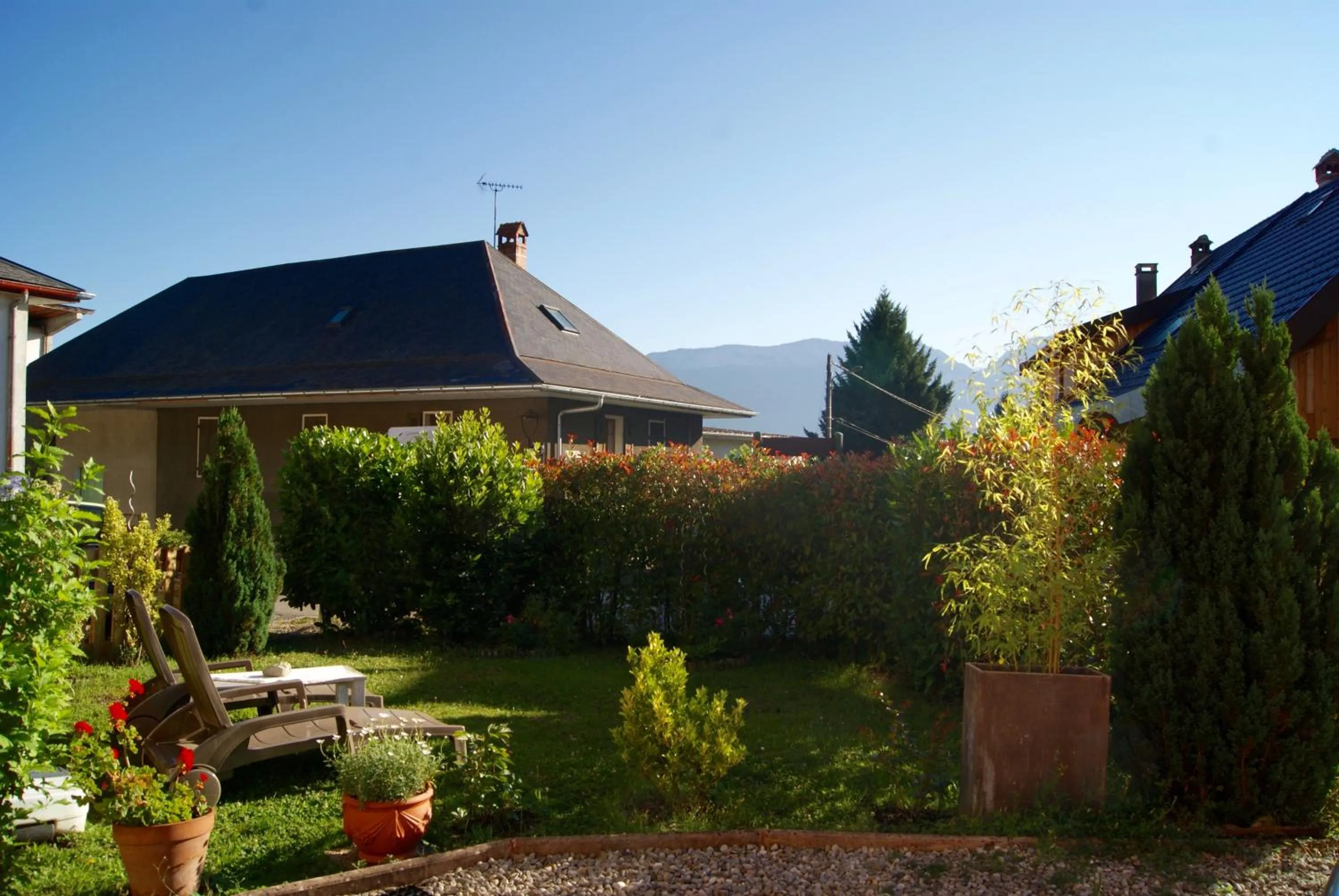 Garden in B&B Le Sourire du Lac