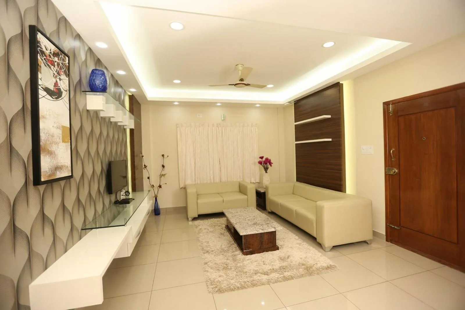 Seating area in Benaka Suites