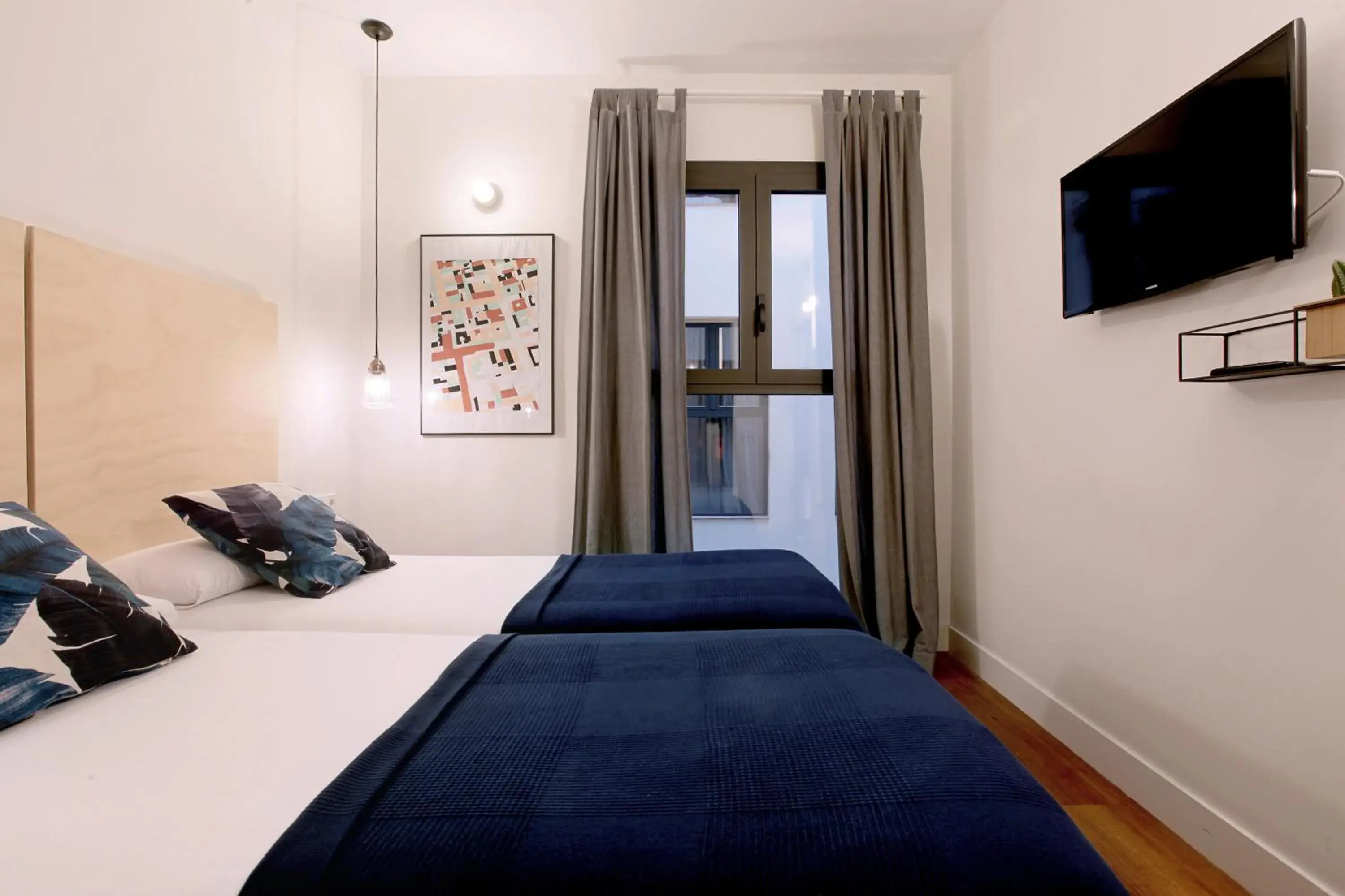 Twin Room with Patio View in Magatzem 128 Twin Room with Patio View in Magatzem 128