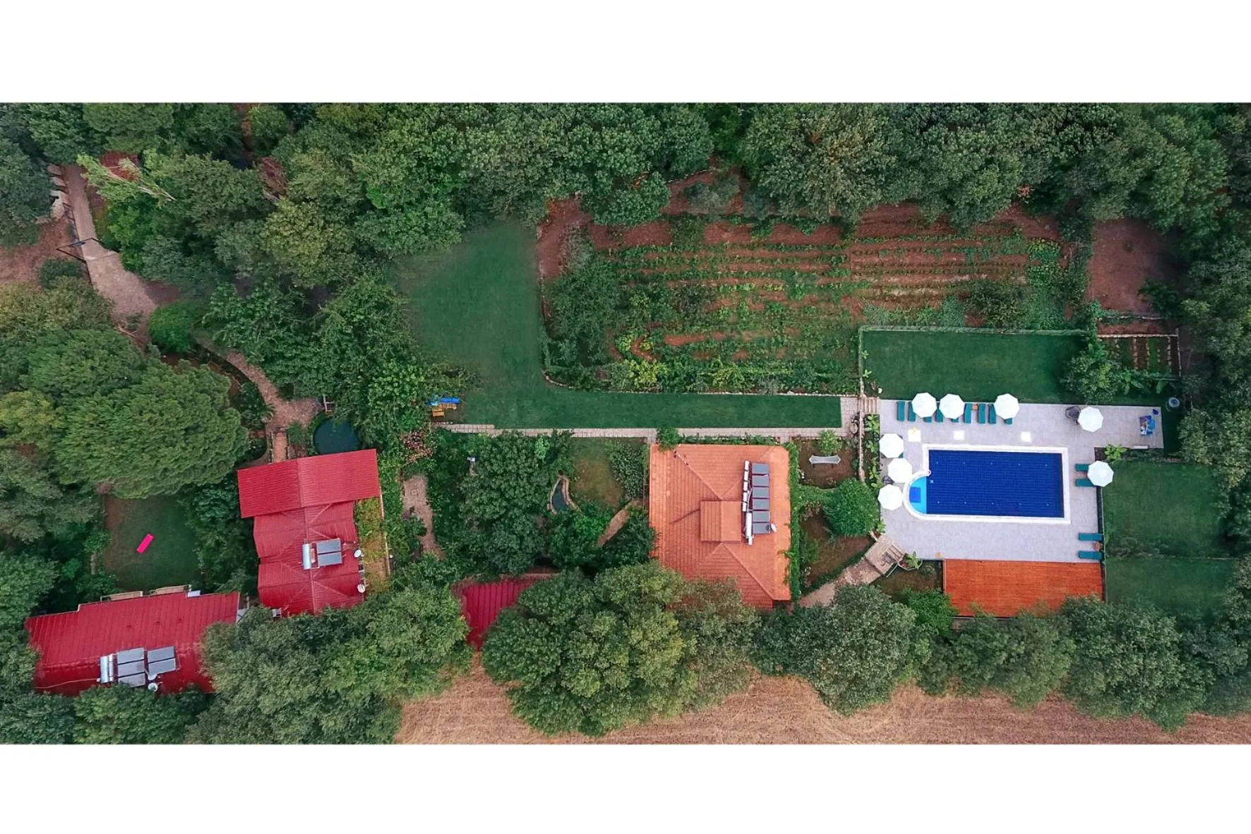 Bird's eye view in Pyramid Boutique Hotel