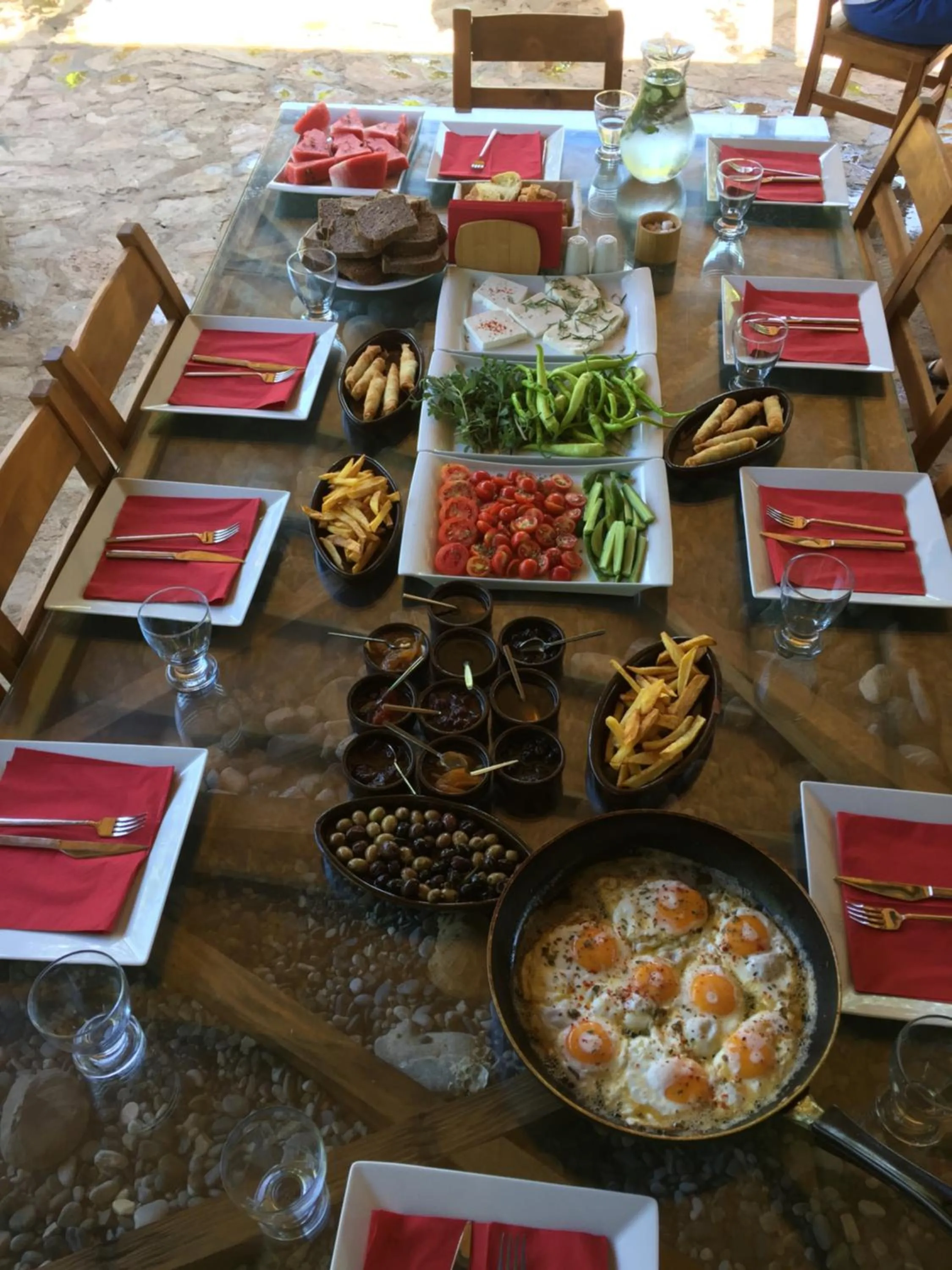 Food in Pyramid Boutique Hotel