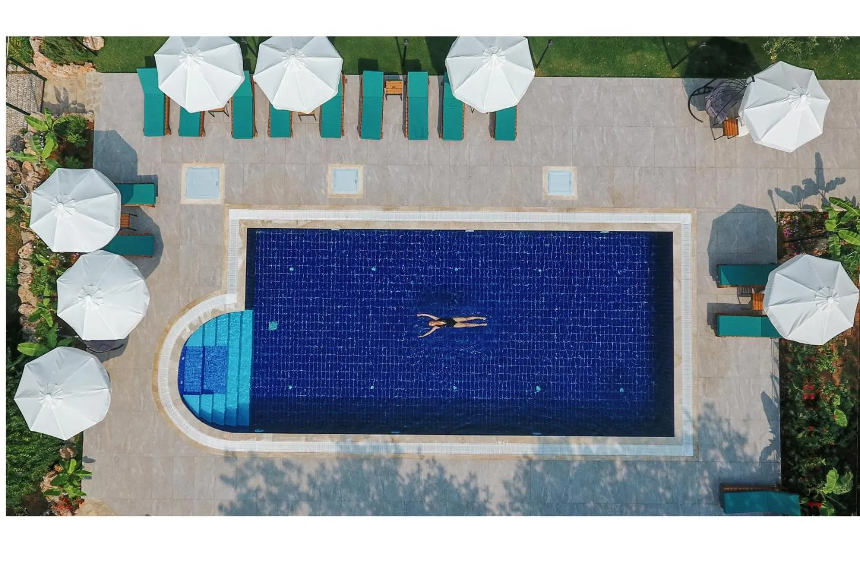 Pool view in Pyramid Boutique Hotel