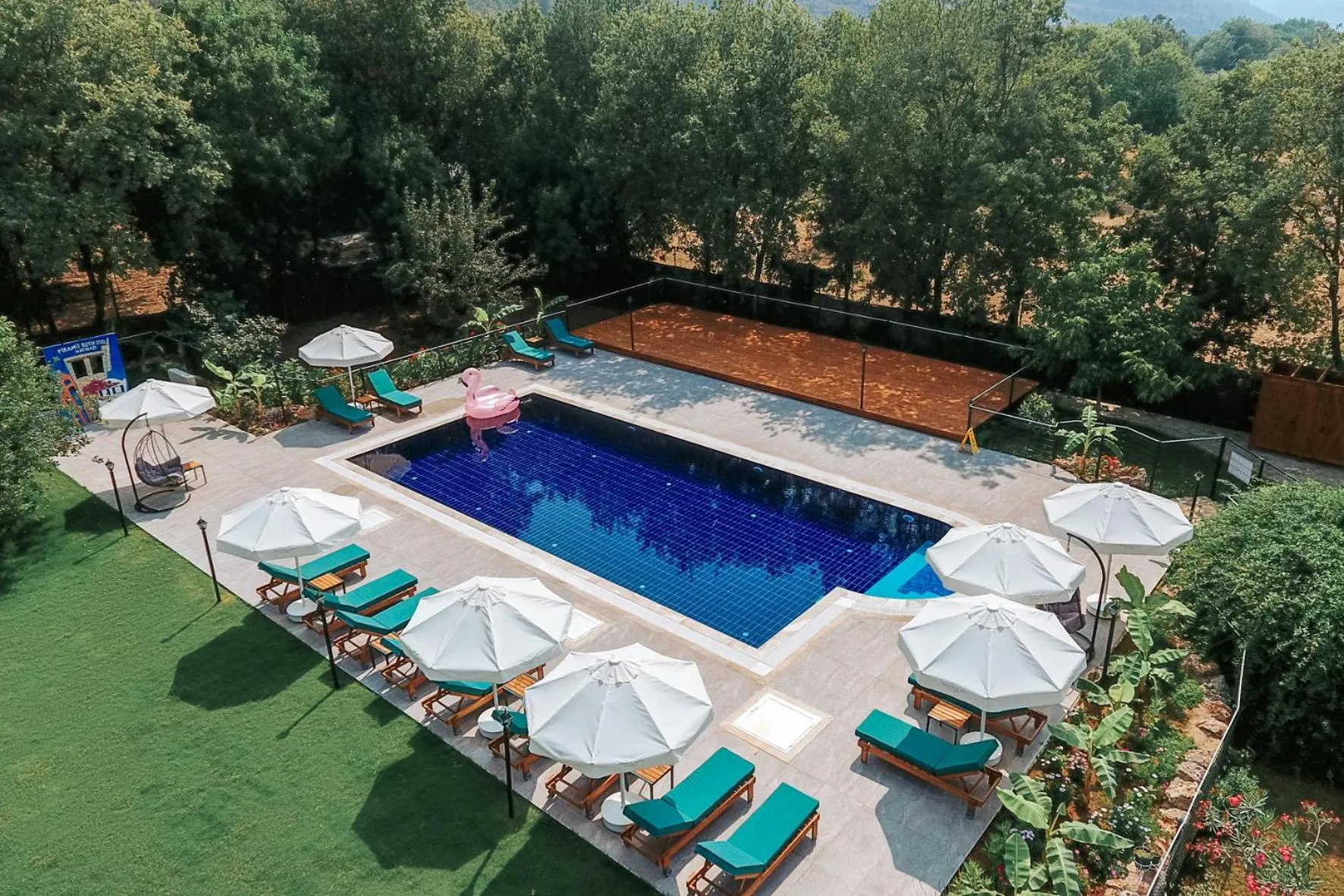 Bird's eye view in Pyramid Boutique Hotel