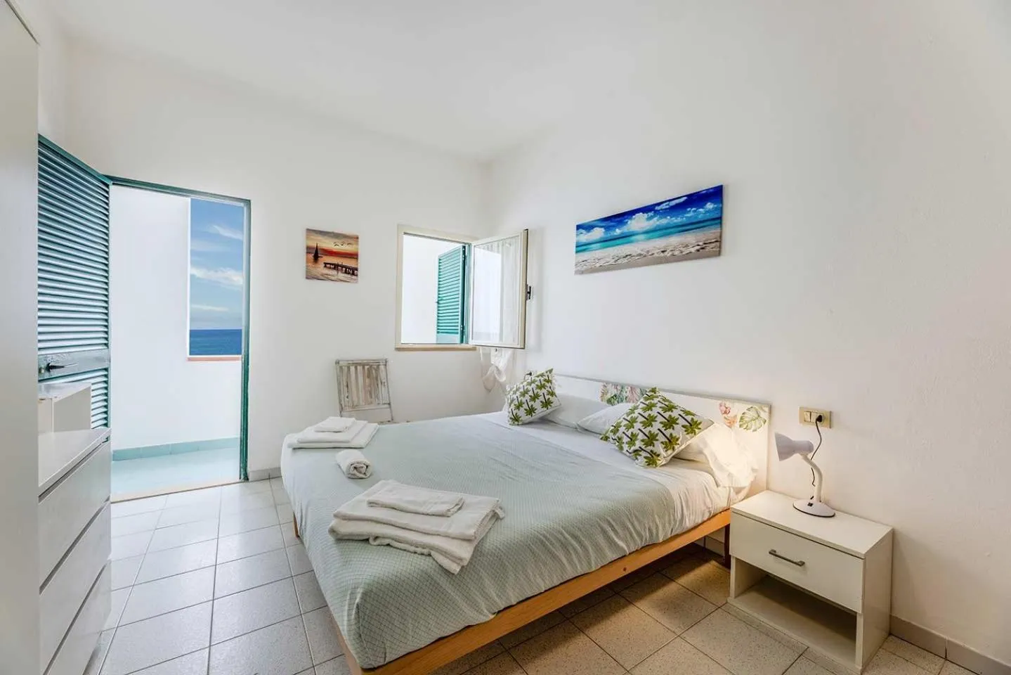 Bed in Hotel Le Ghiaie