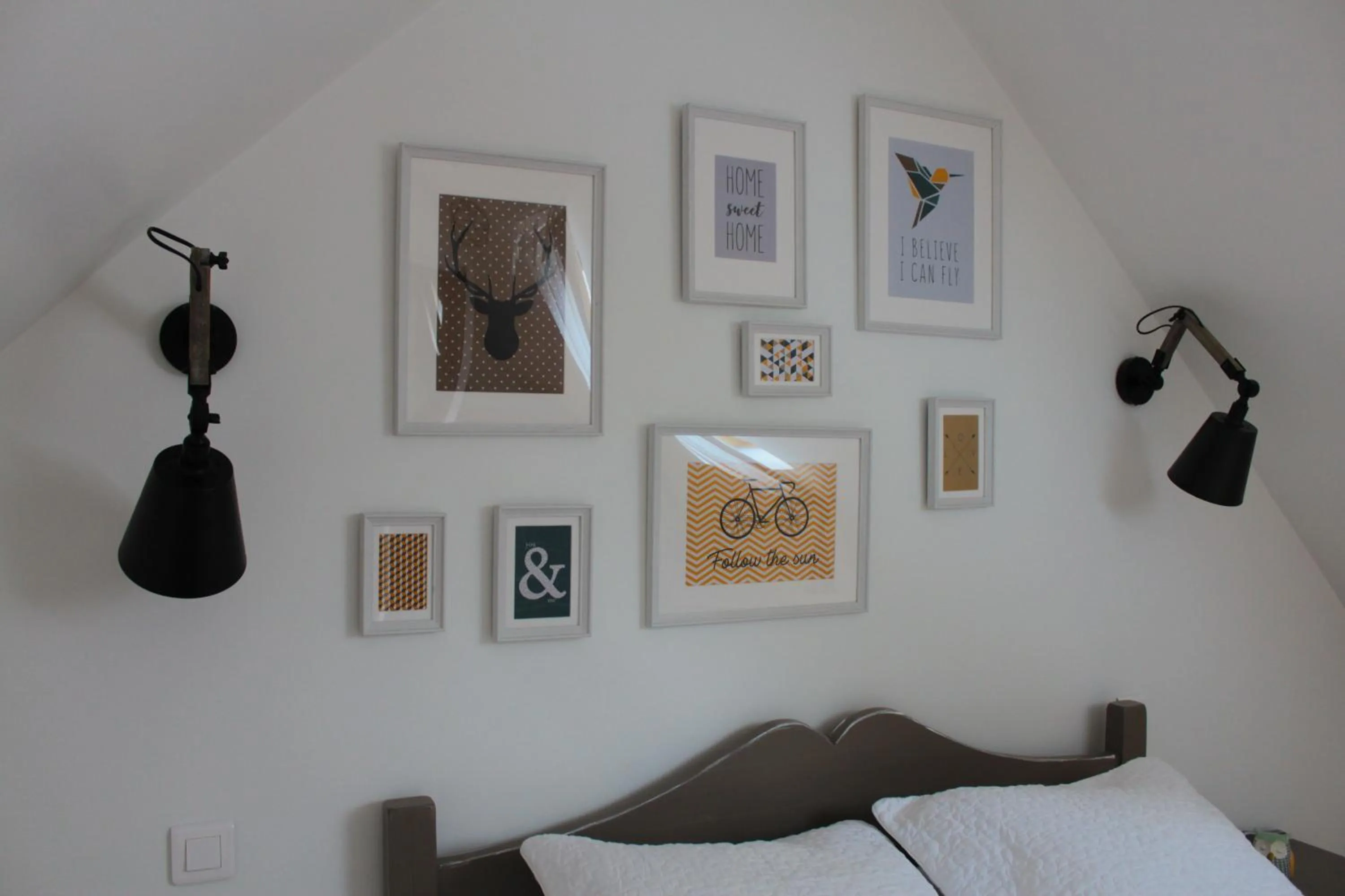 Bed in Chambres Du Marais