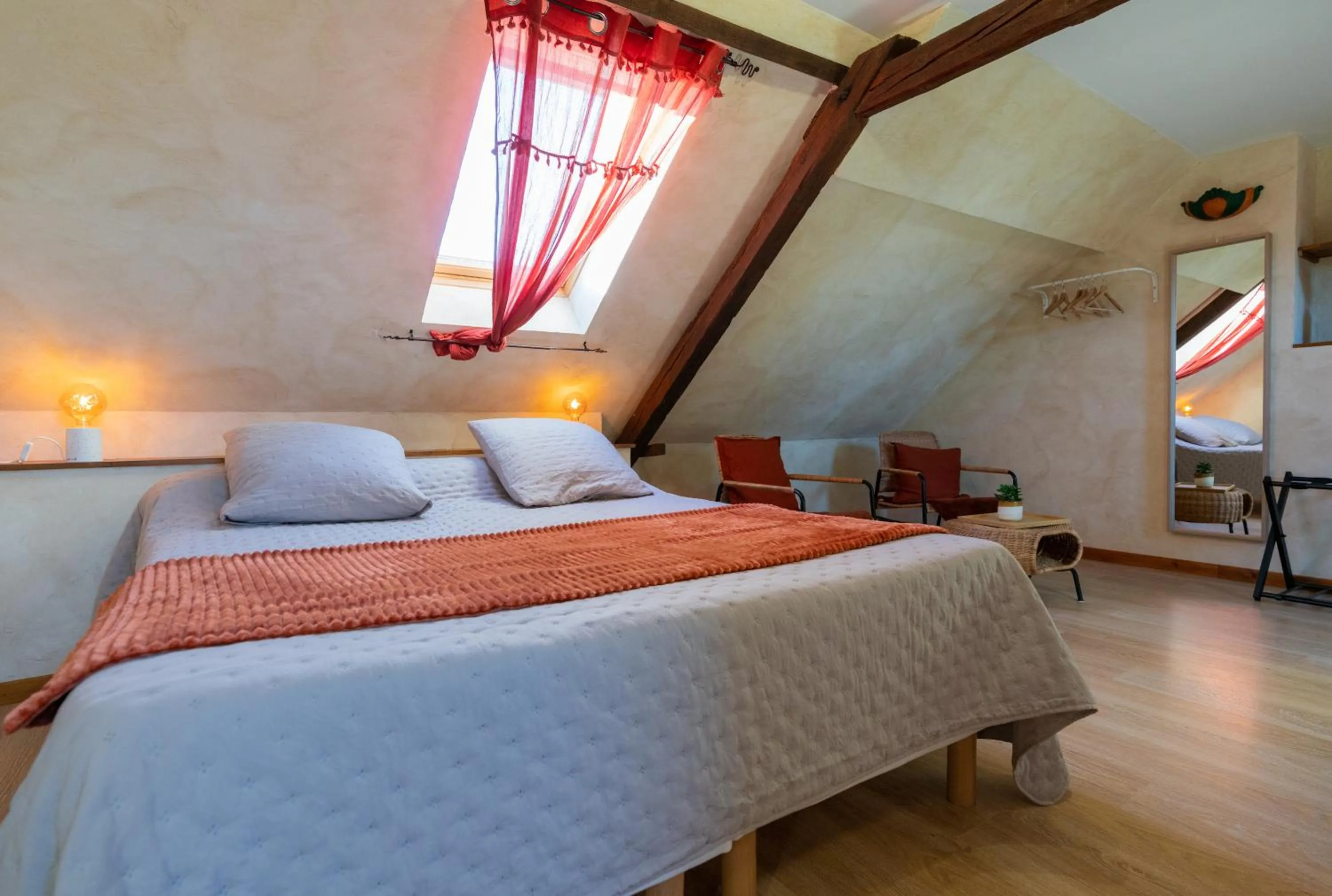 Bed in Chambres Du Marais