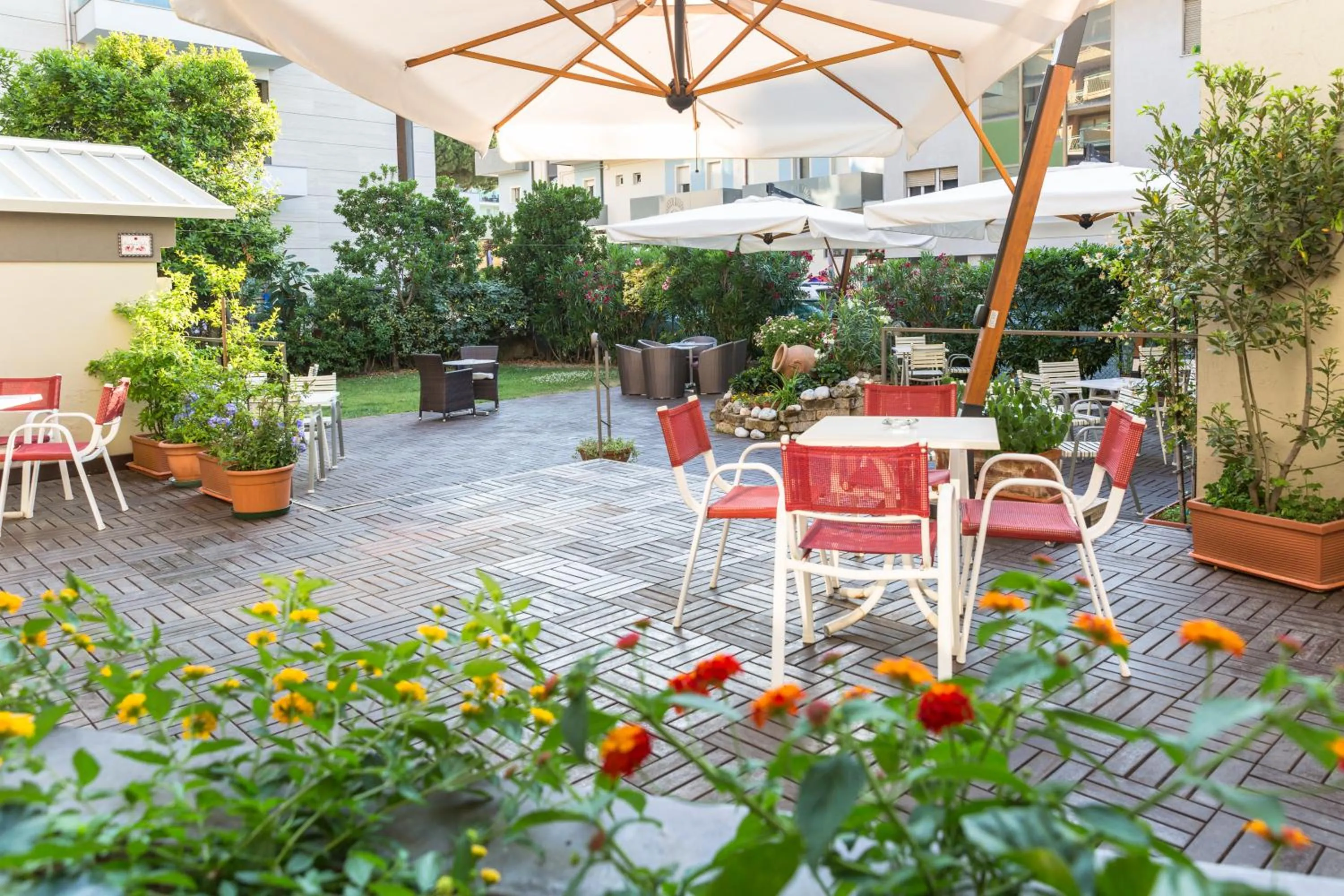 Garden in Hotel Parini