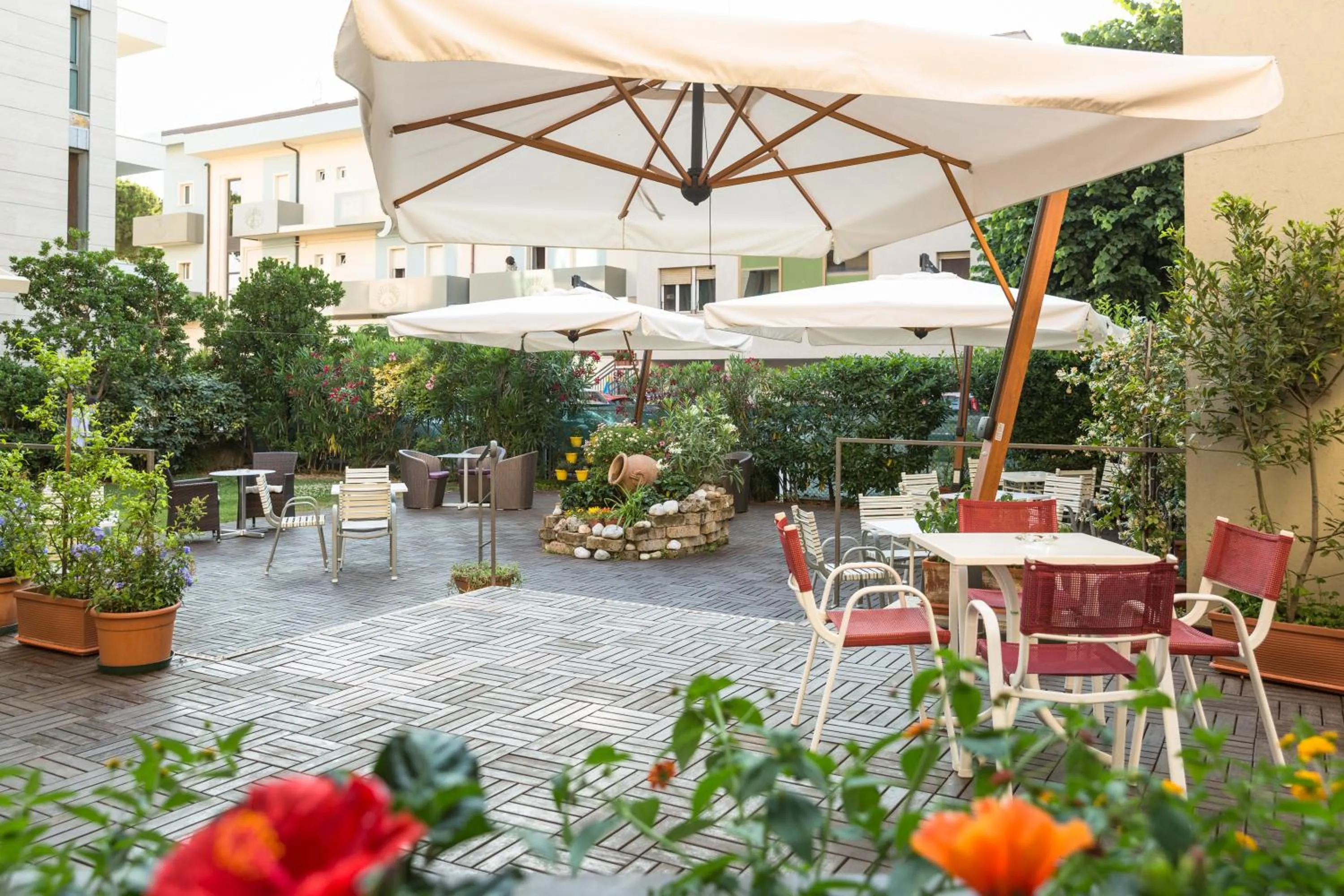 Garden in Hotel Parini