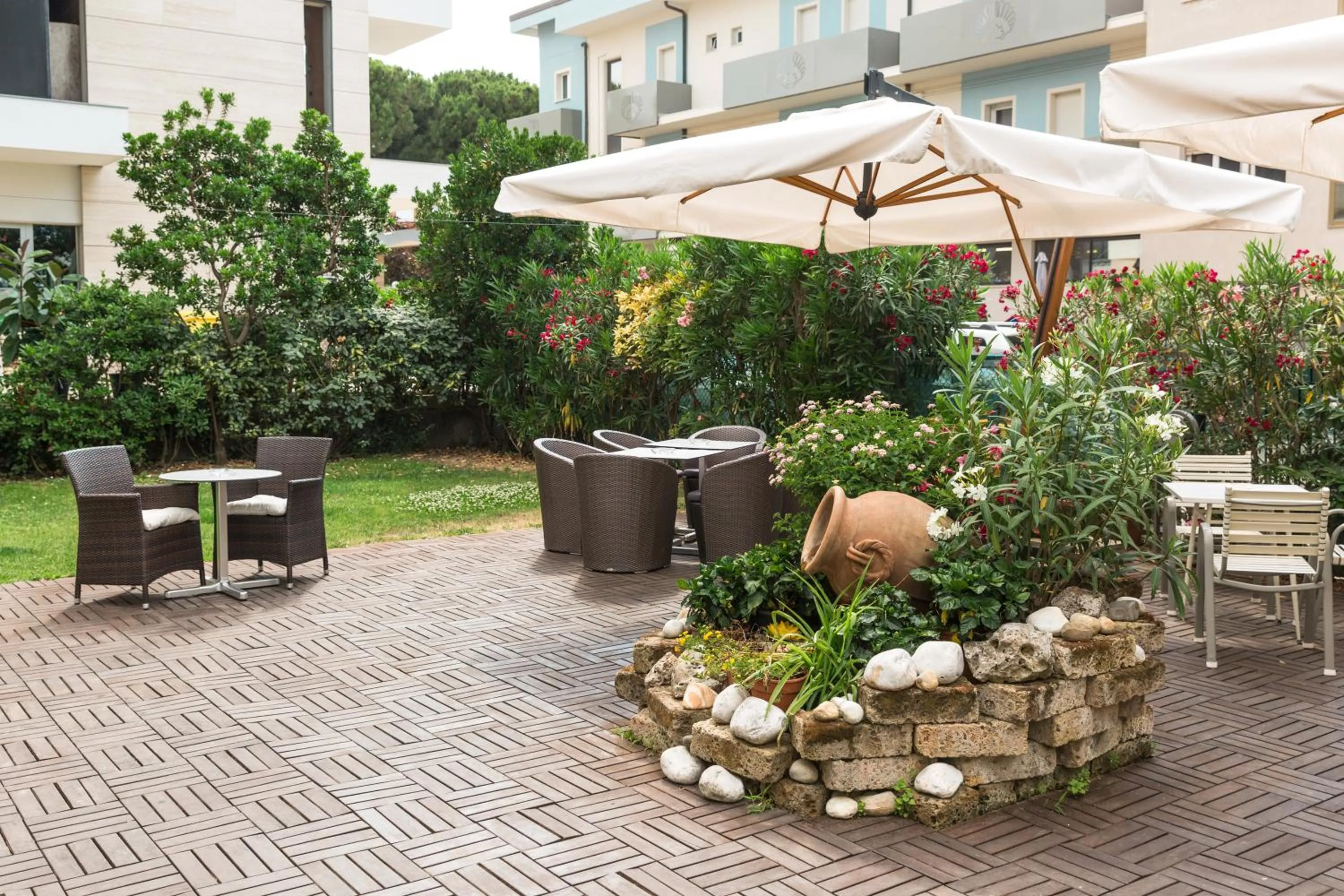 Garden in Hotel Parini