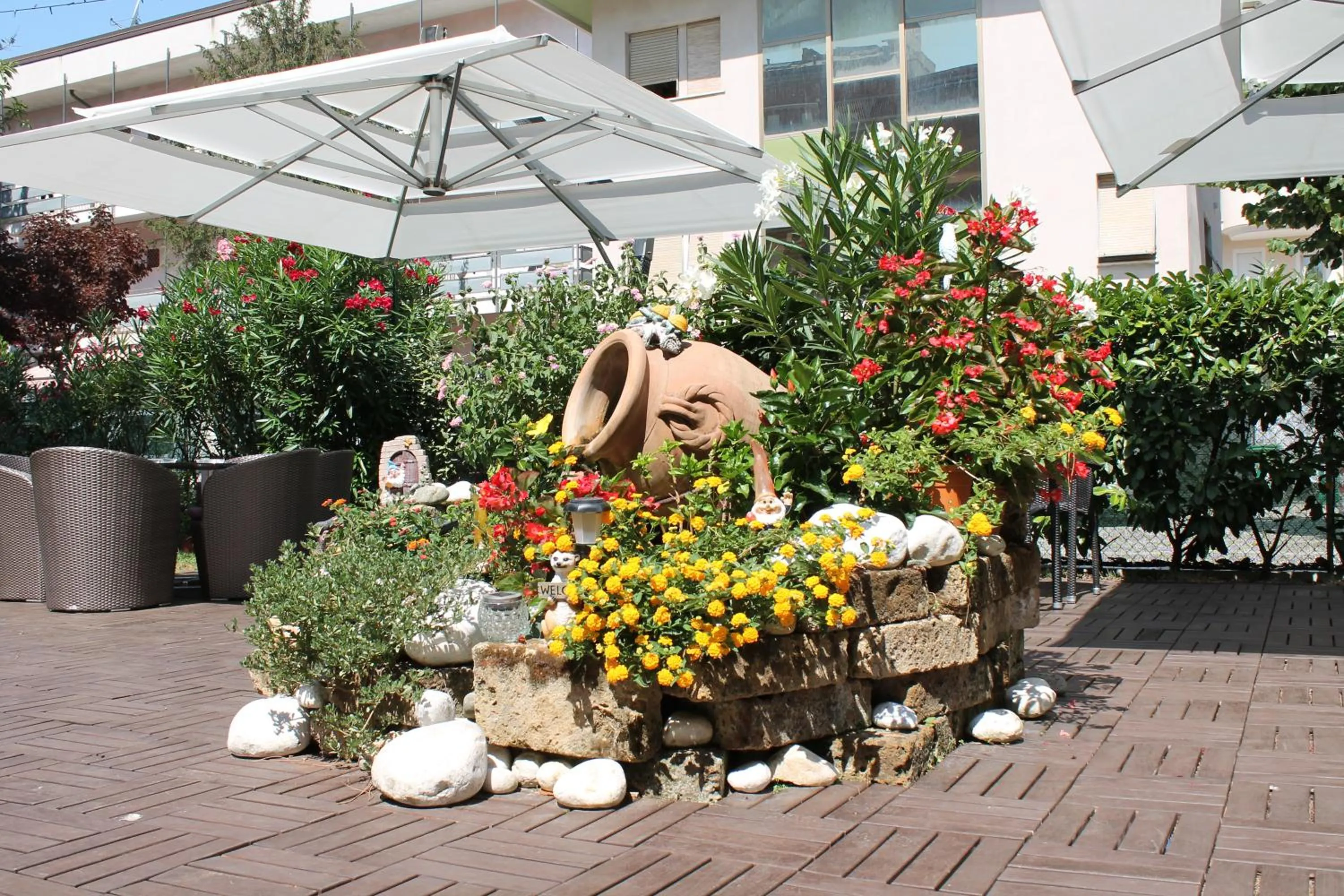 Garden in Hotel Parini