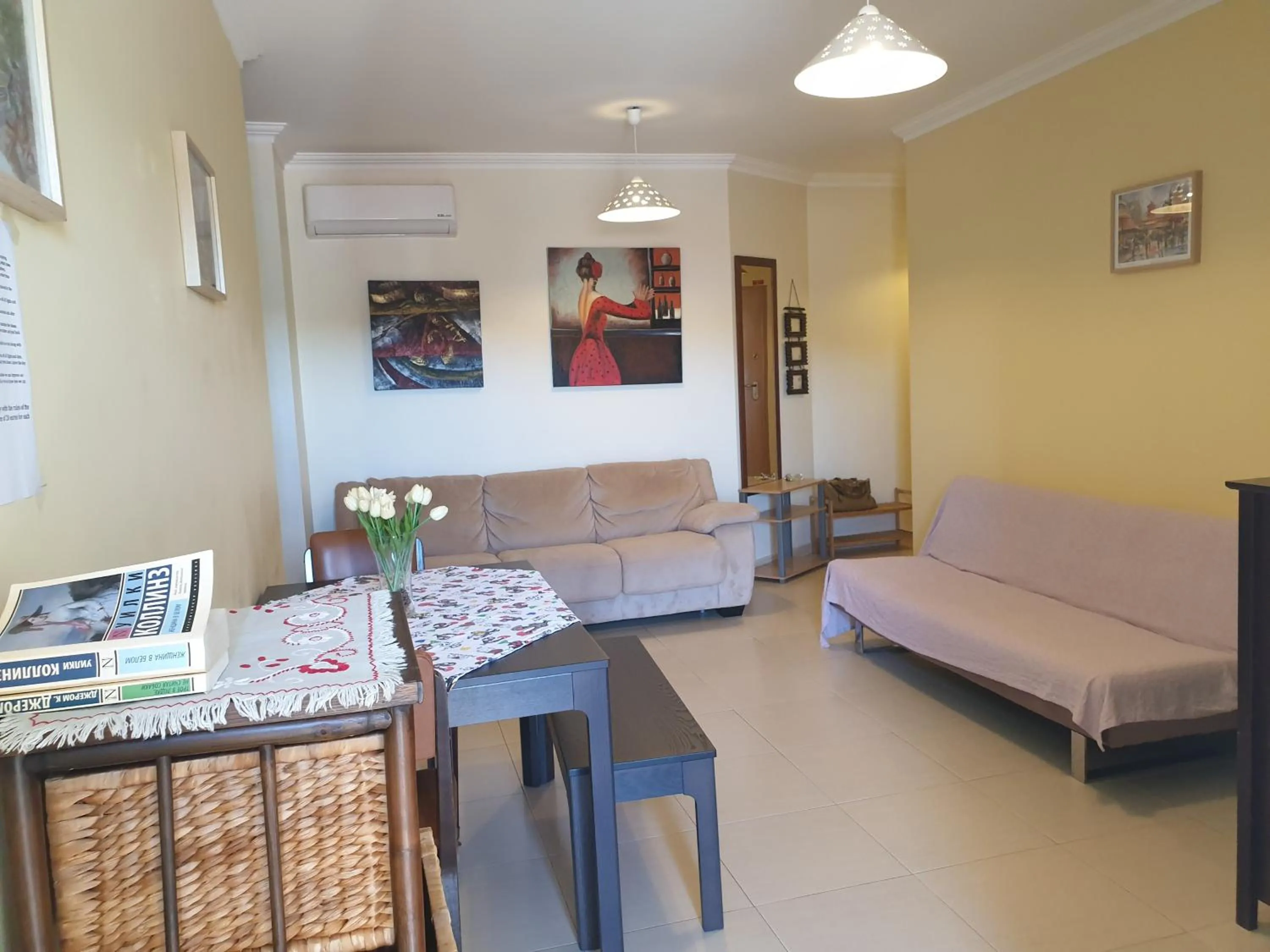 Living room in Albufeira Falesia Beach Apartment