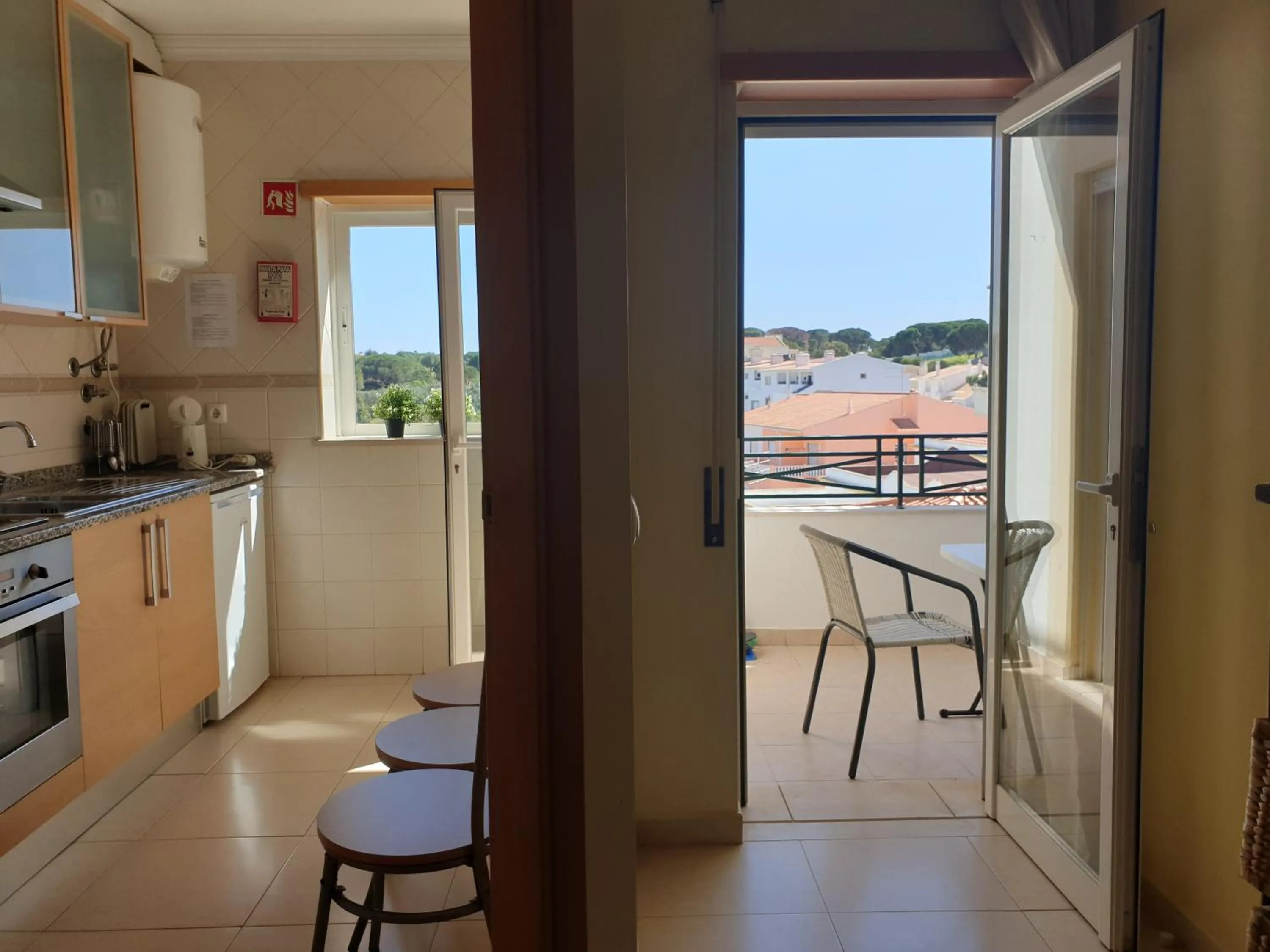 Balcony/Terrace in Albufeira Falesia Beach Apartment