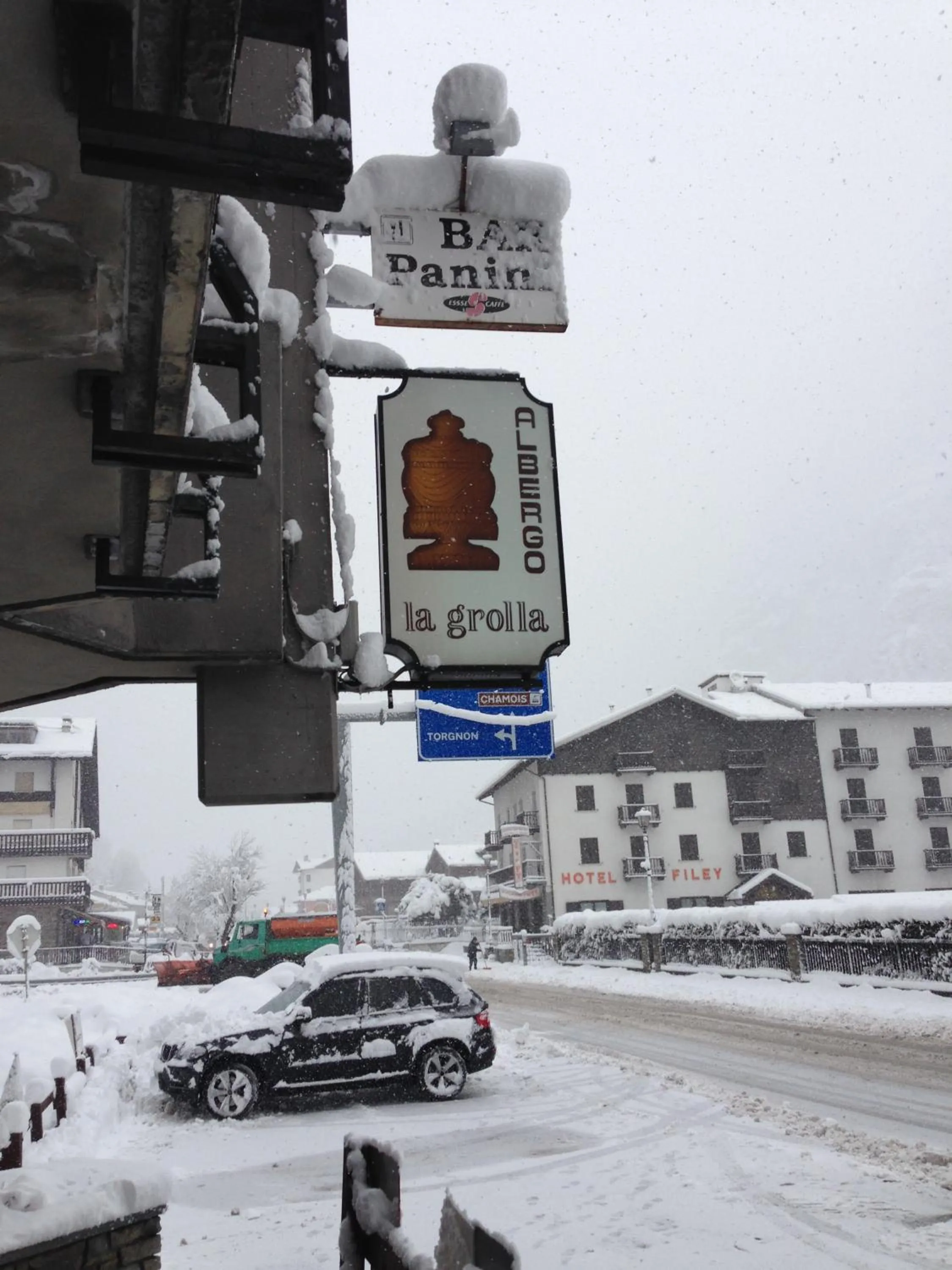 Property building in Albergo La Grolla