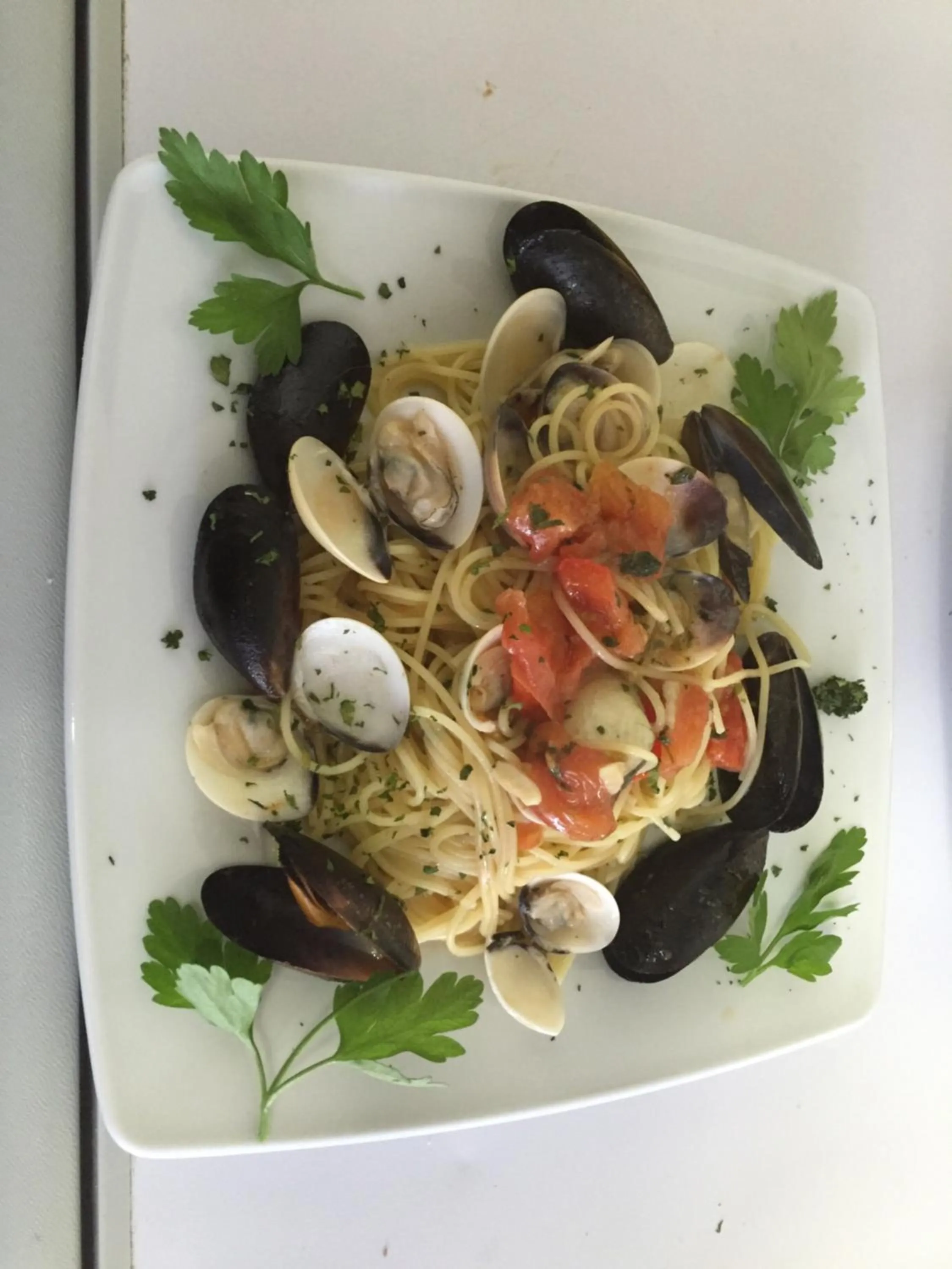 Food close-up in Albergo La Grolla