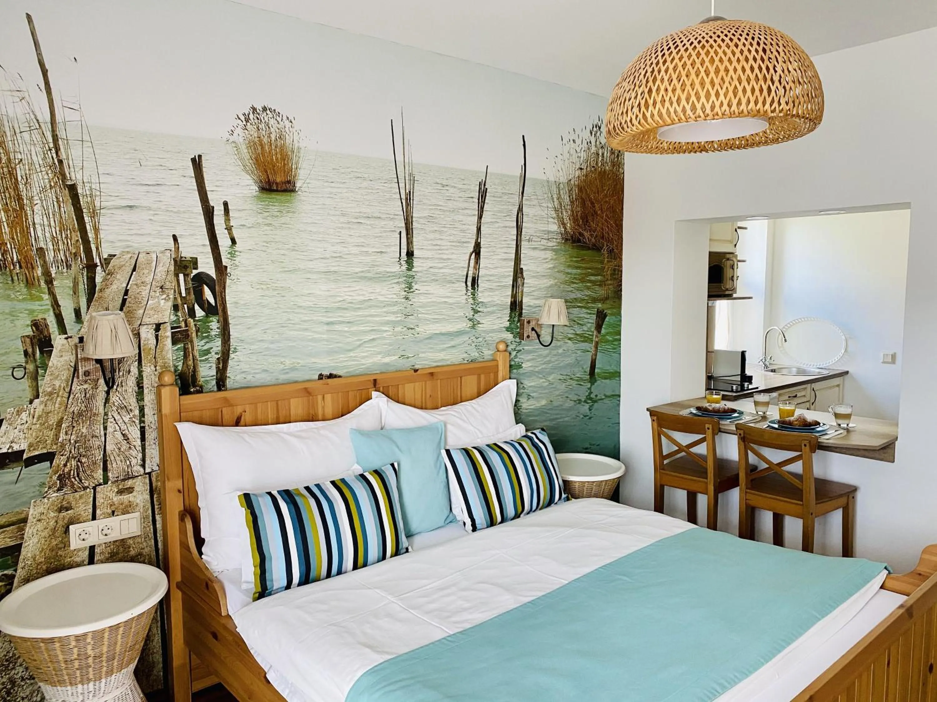 Bedroom, Bed in Barackvirág Apartmanház