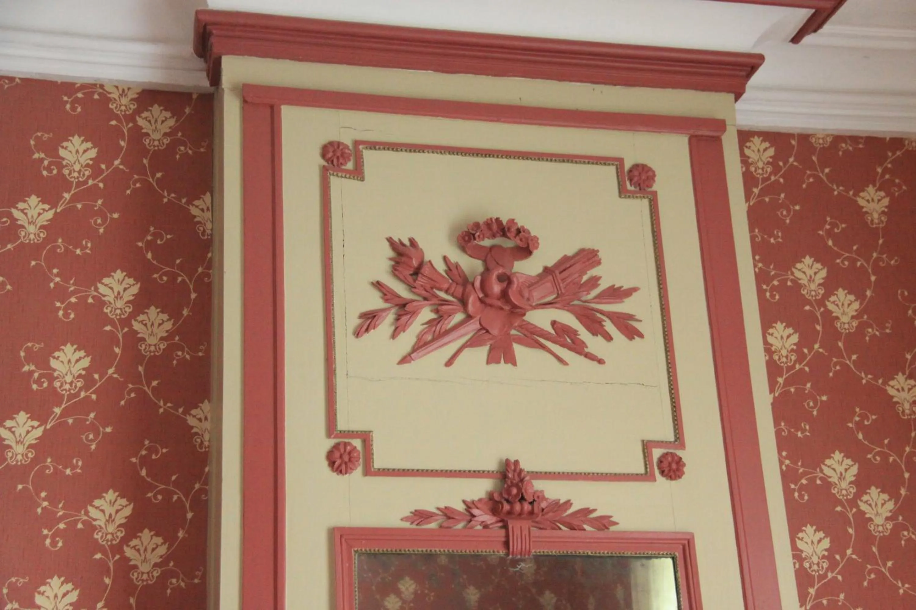 Decorative detail in Chateau de Vouilly