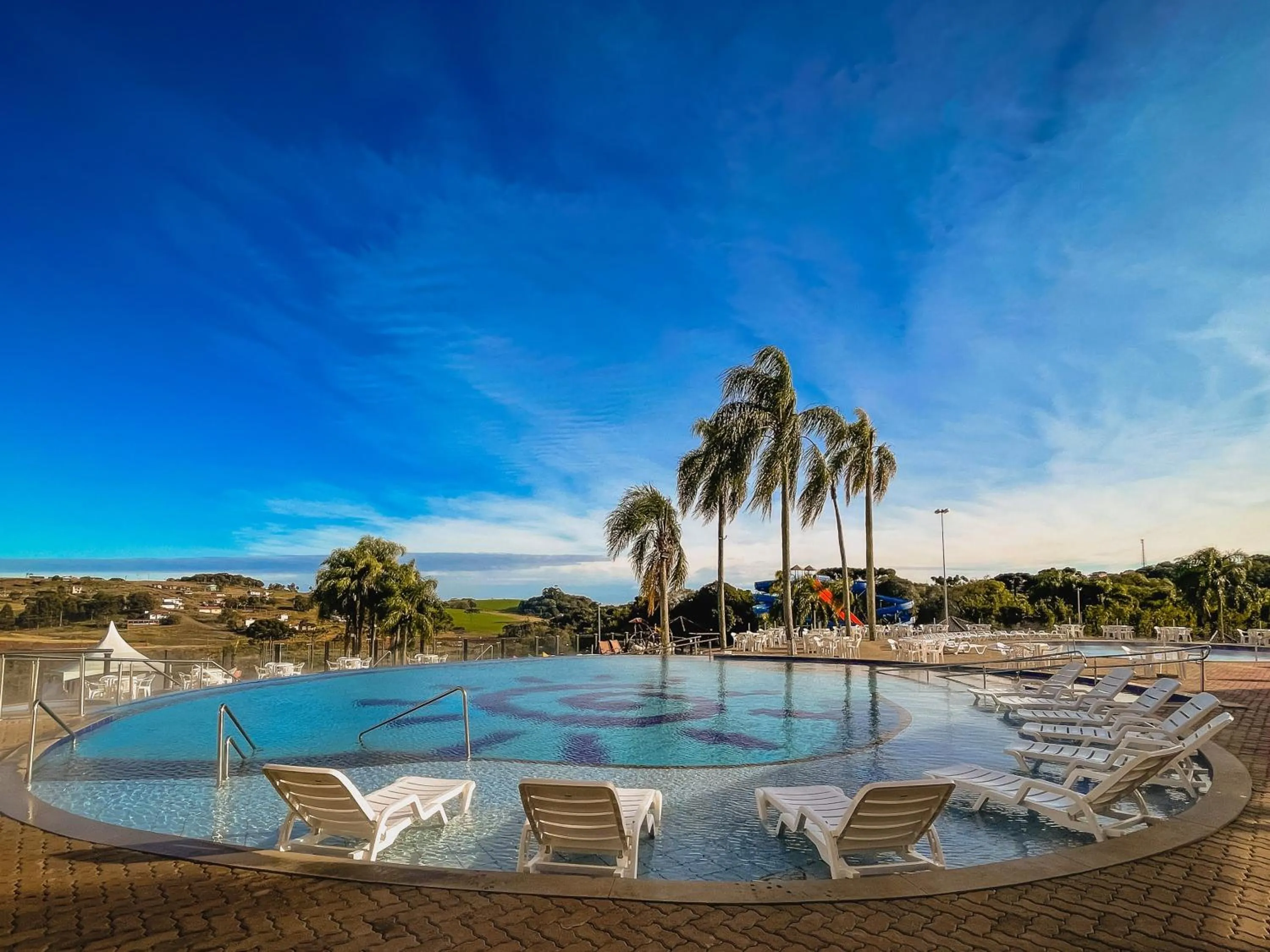 Swimming pool in Machadinho Thermas Resort SPA