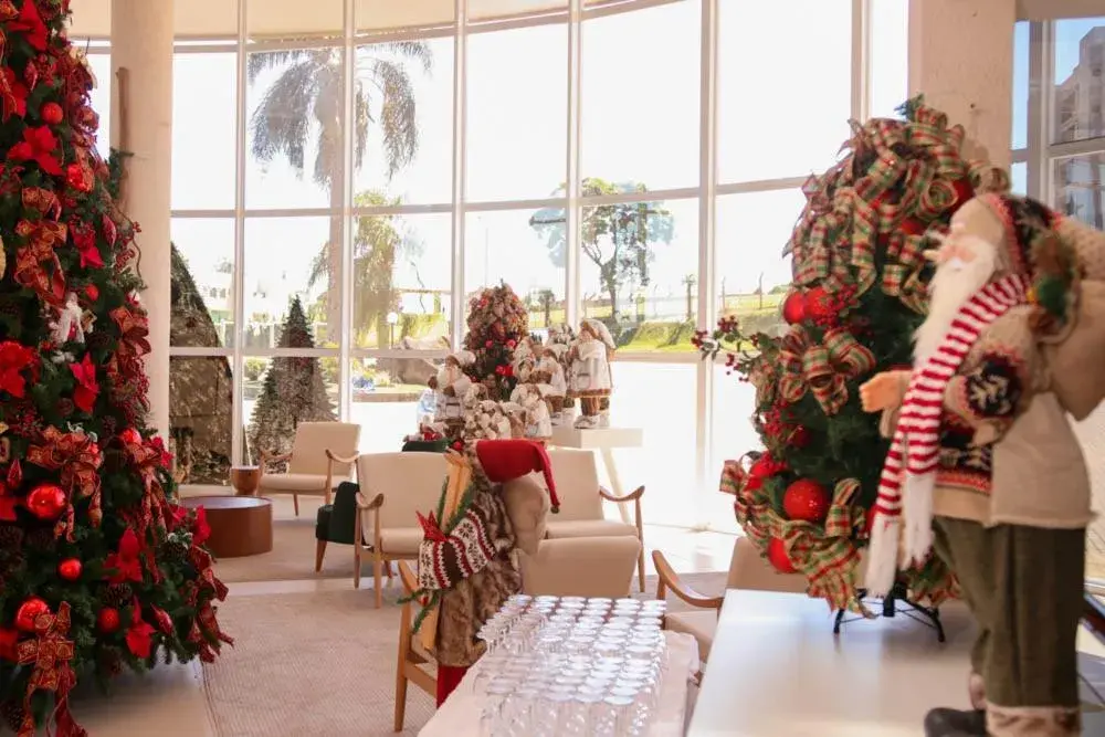 Lobby or reception in Machadinho Thermas Resort SPA Lobby or reception in Machadinho Thermas Resort SPA