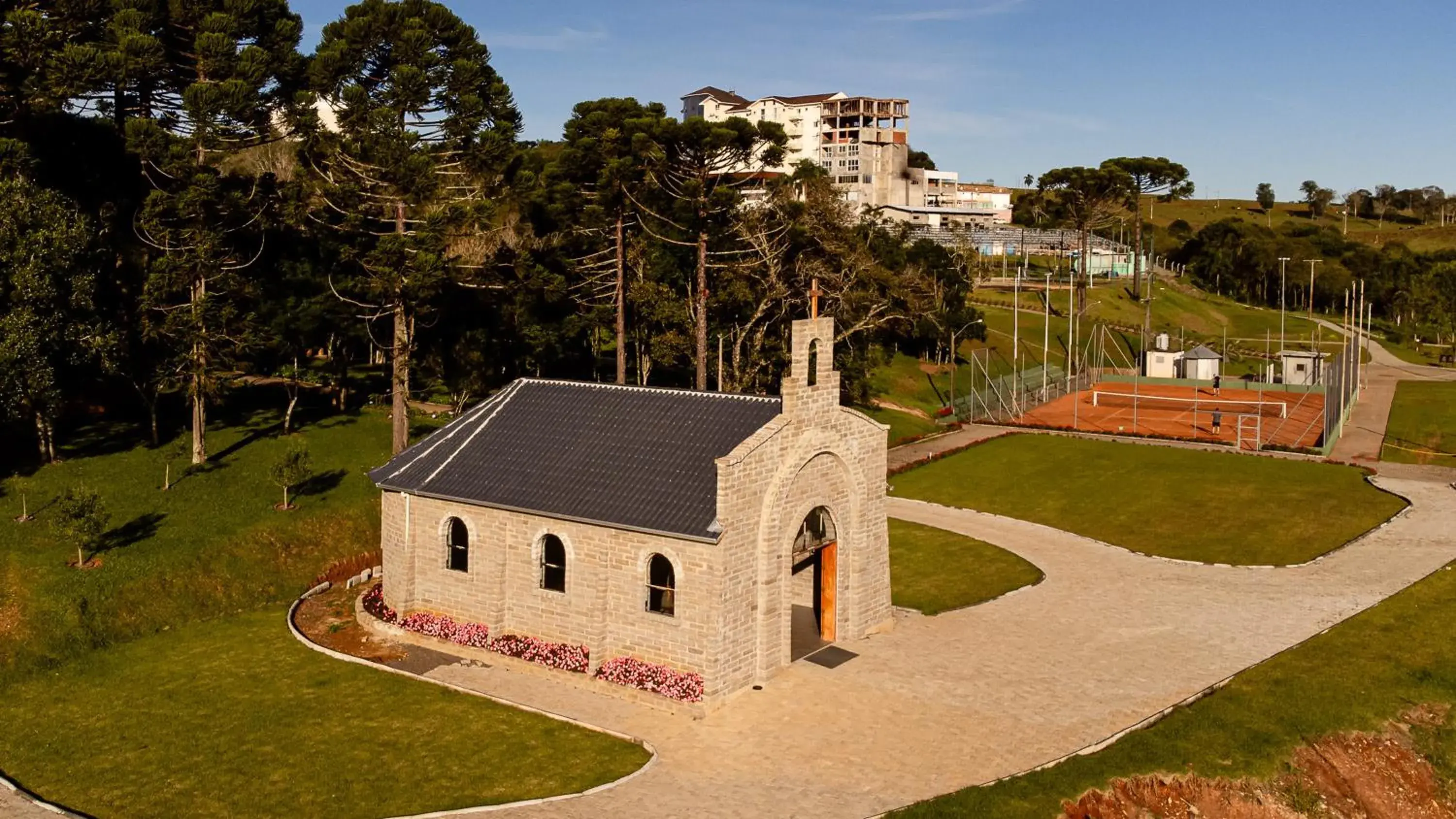 Bird's eye view in Machadinho Thermas Resort SPA Bird's eye view in Machadinho Thermas Resort SPA