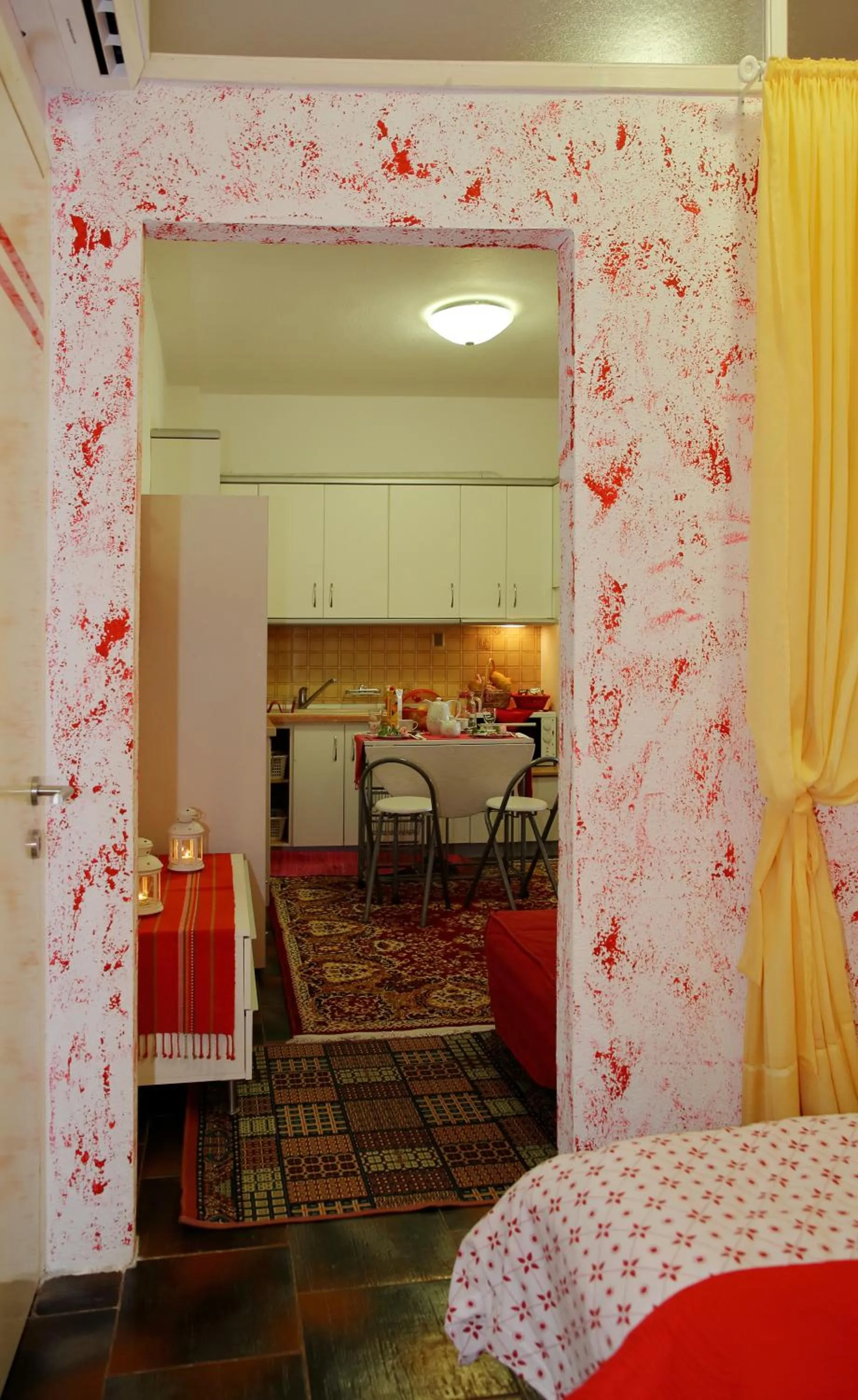 Kitchen or kitchenette, Bed in Maras Marinas Home