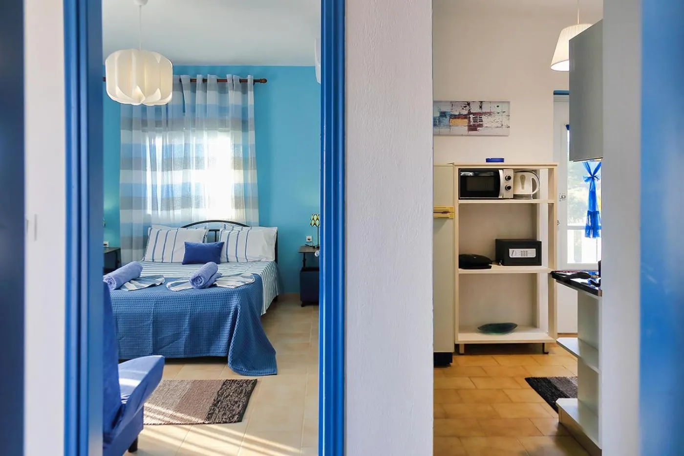 Seating area, Bed in Maras Marinas Home